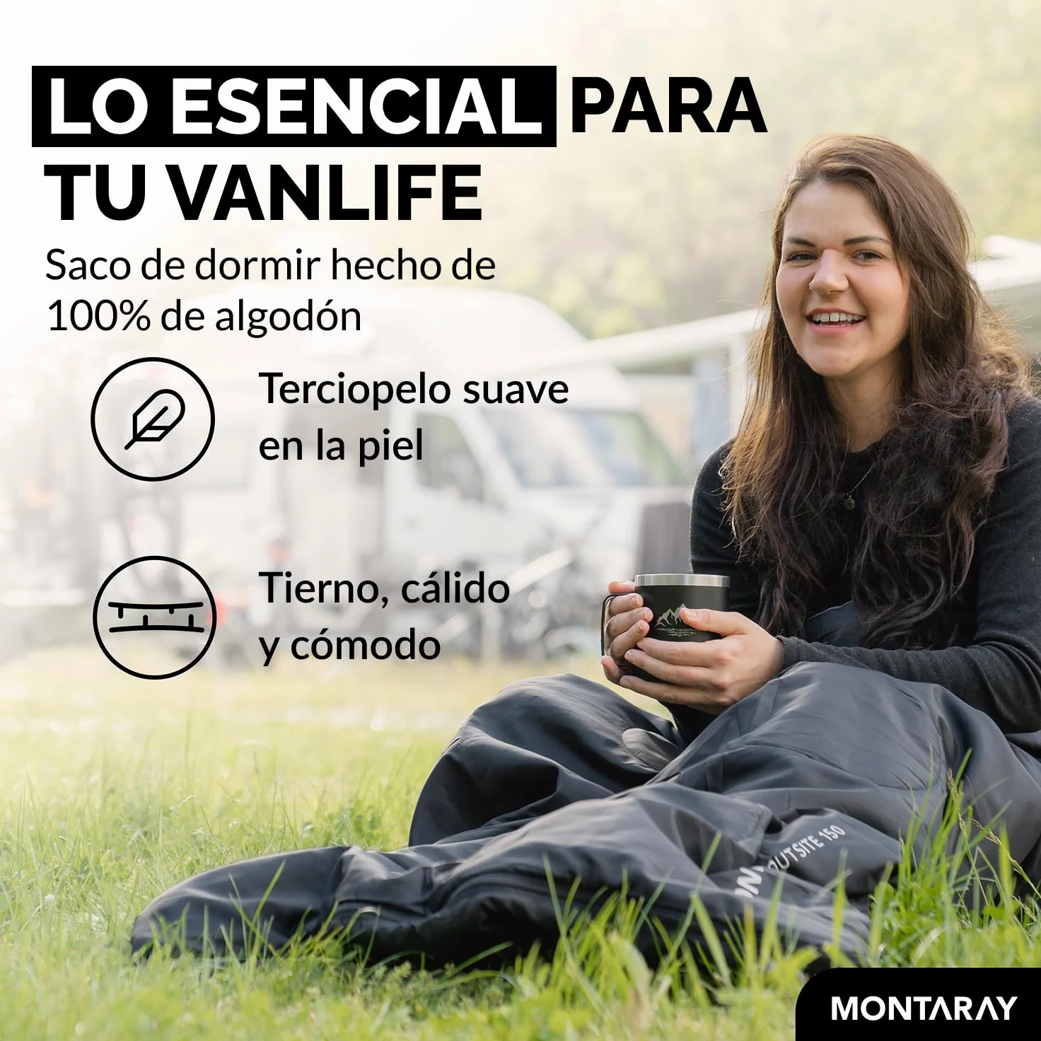 Saco de dormir con manta para 3 – 4 estaciones, saco de dormir exterior para camping con almohada, saco de dormir suave y cálido, con y sin capucha, saco de dormir para adultos, saco de