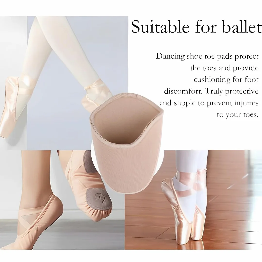 JEYORZY 2 Pares de Almohadillas para Protector Dedos de Ballet para Zapatos de Punta