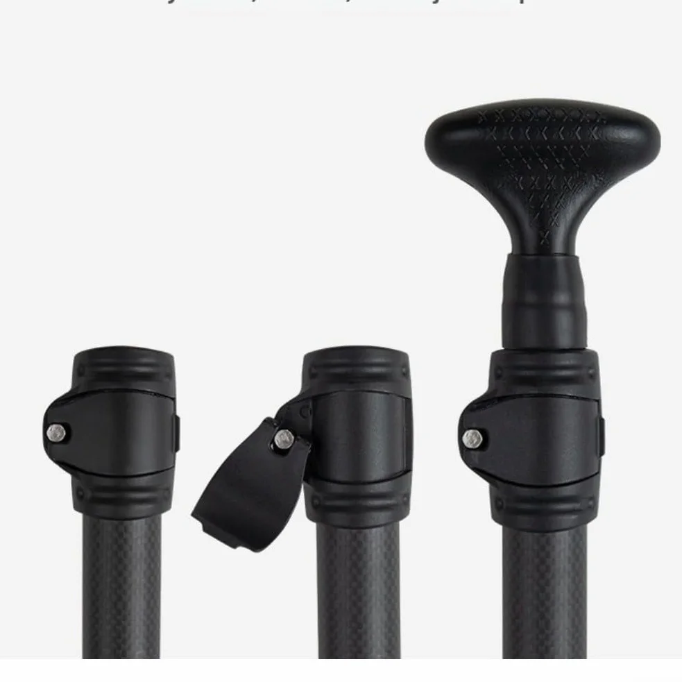Pala juvenil SUP, remo de kayak para niños, eje de carbono ligero, paleta juvenil ajustable, diseño de tres piezas, remo de pequeña estatura, agua para principiantes