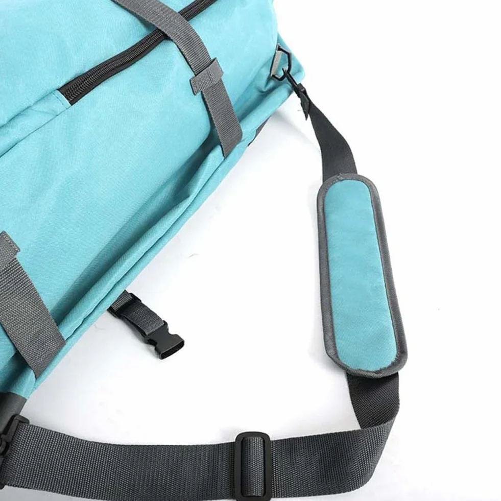 Mochila para tabla de remo, bolsa de viaje con cremallera, portátil, de nailon, impermeable, gran capacidad, para tabla de surf inflable, 84 L