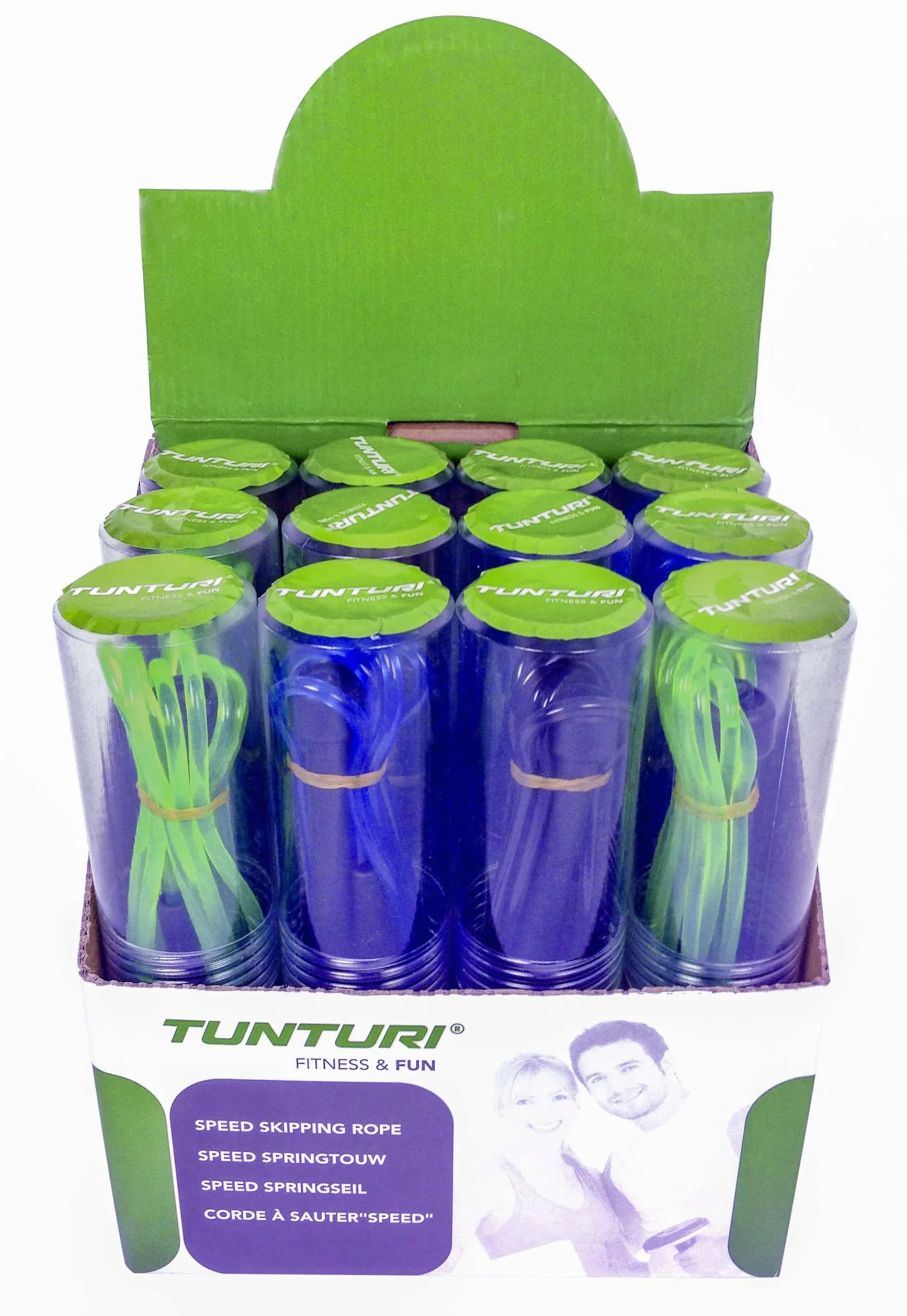 Tunturi 14TUSFU158 Comba Saltar, Unisex Adulto, Negro, Única