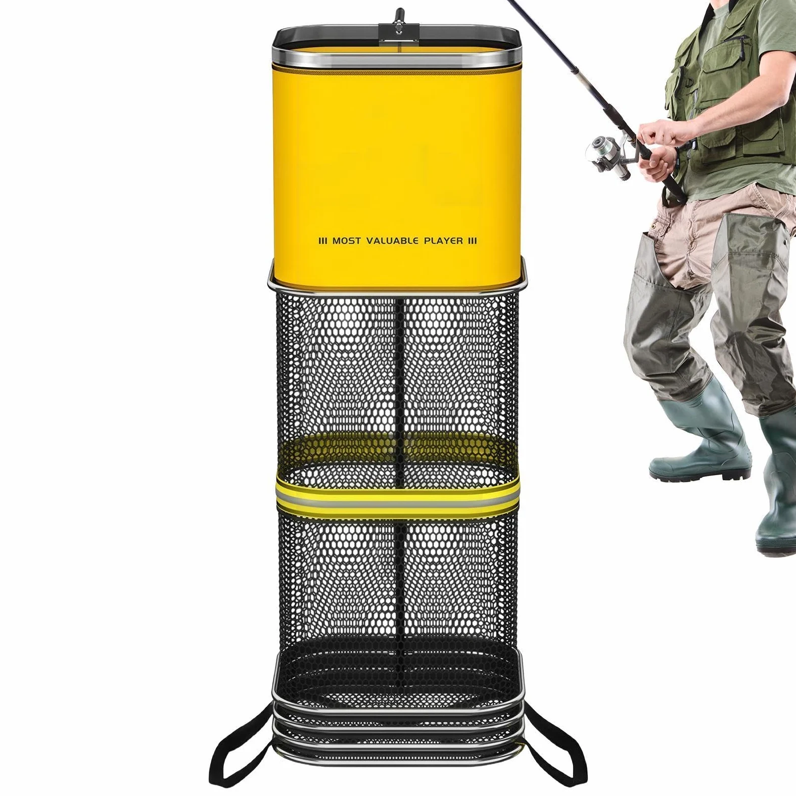 Nazas de cebo para la captura de peces | Red de cebo para la pesca de lanzamiento,Trampa de Pescado para la Pesca del Bar - para Trucha Crappie Pescado Kayak Rive Lago Estanque Río