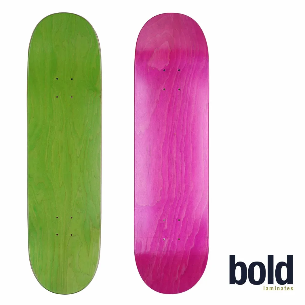 Bold Blank Deep Concave - Tabla de skate ligera (7 capas de arce canadiense, prensada en frío, tamaño 8,25")
