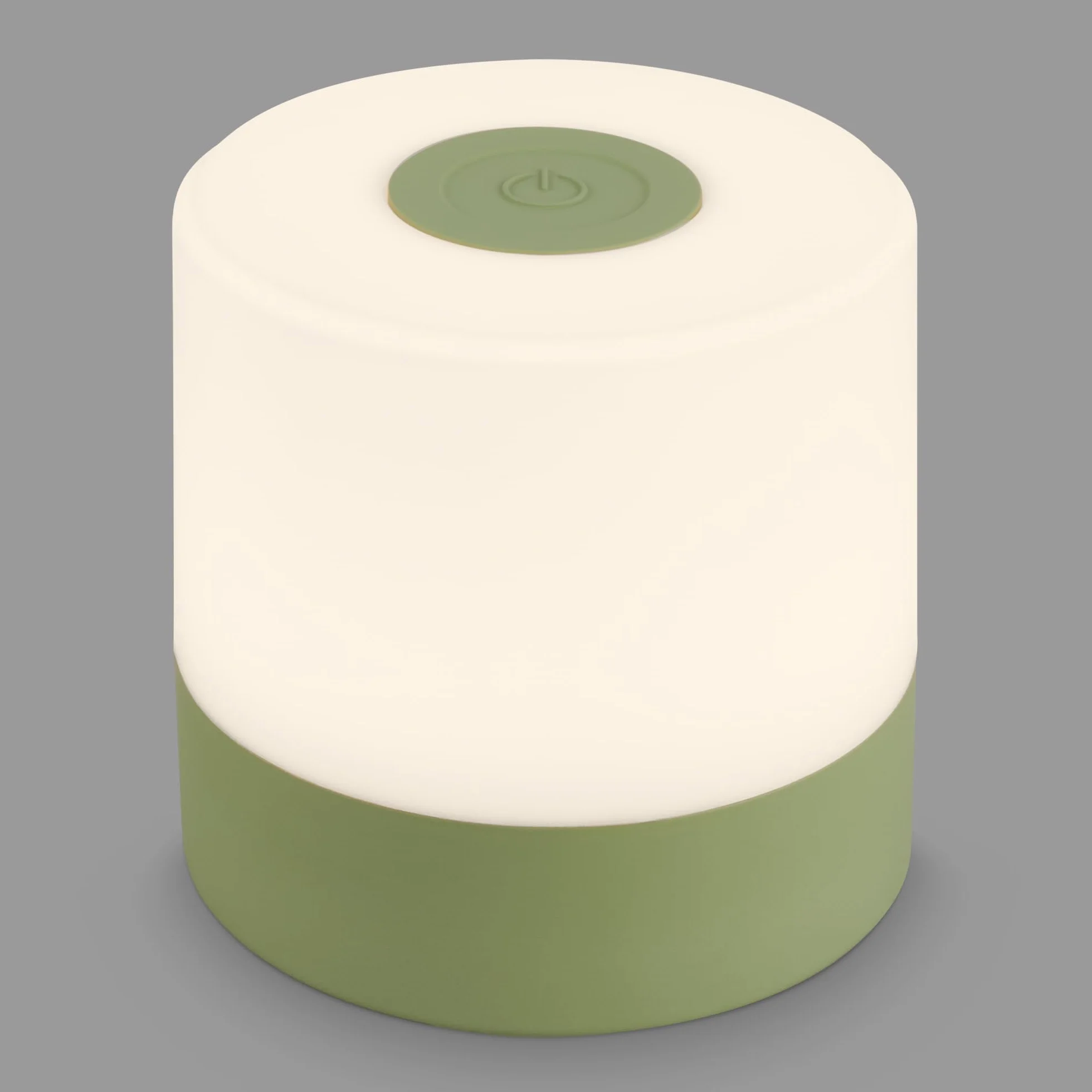 Briloner Mini Lámpara de Mesa LED Inalámbrica Recargable USB-C Luz Blanca Cálida 7x7 cm Verde