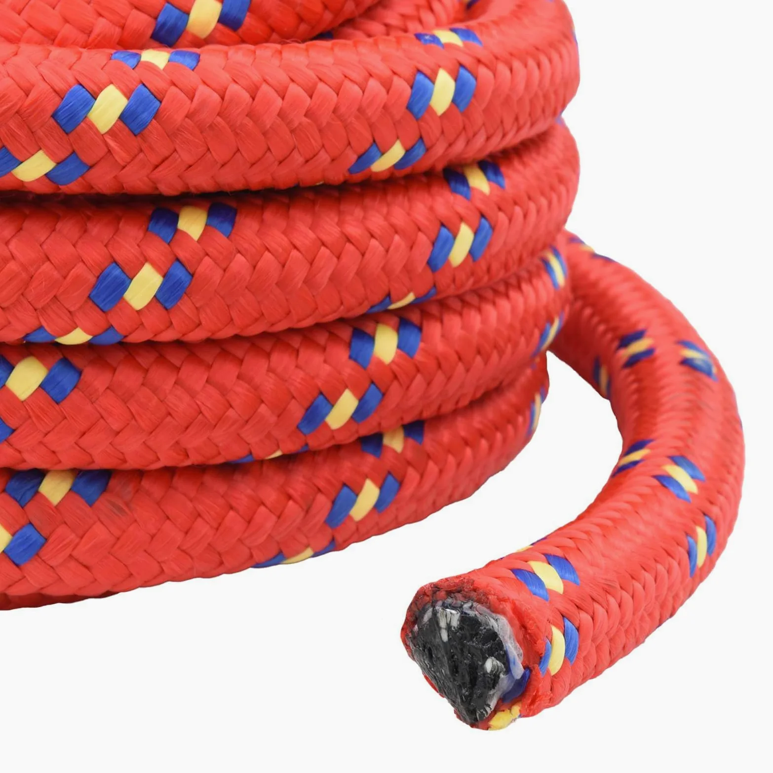 Cuerda para barco, 10 m, color rojo, 3 cm, polipropileno, resistente y resistente a la intemperie, para barco, camping, exterior, vela, versátil, para atar, tensar y asegurar