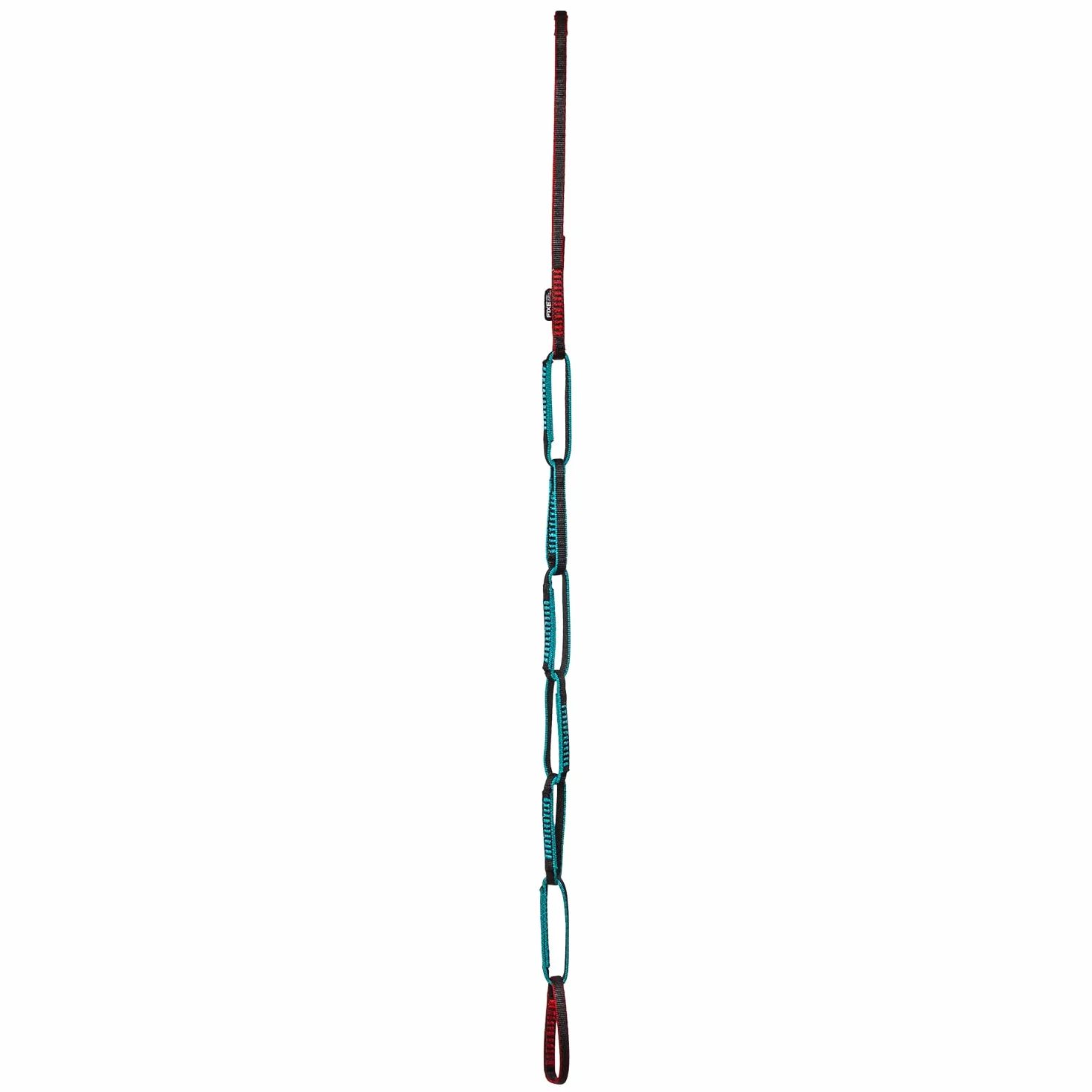 FIXE - Cabo de Anclaje Multichain Cinchless 90 cm en HMPE, Cinta Ajustable para Escalada y Alpinismo, Sistema sin Estrangular el Arnés, Resistencia 22 kN, Certificación EN566 y UIAA 104