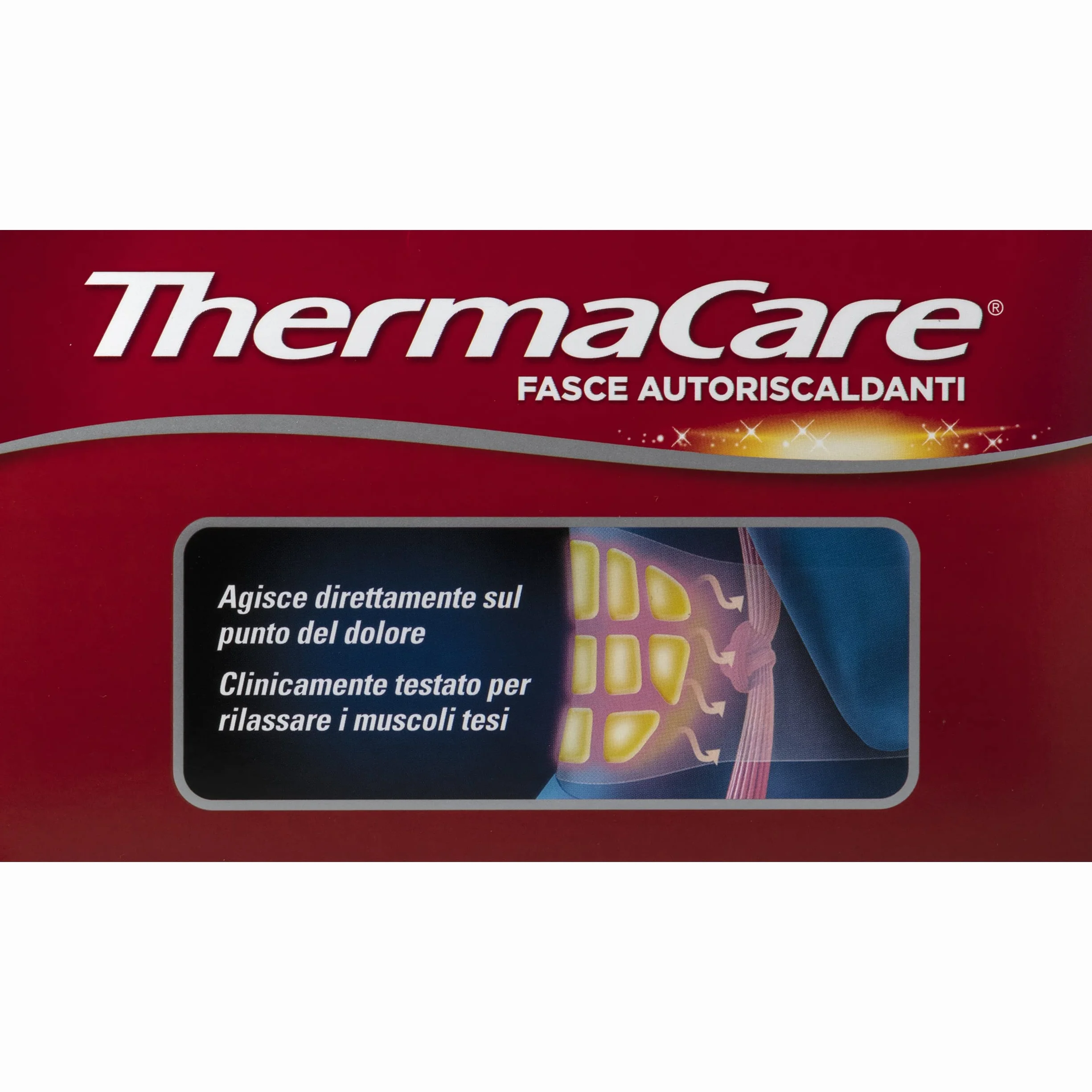 ThermaCare Espalda 4 bandas autocalentantes desechables calor terapéutico 8 horas
