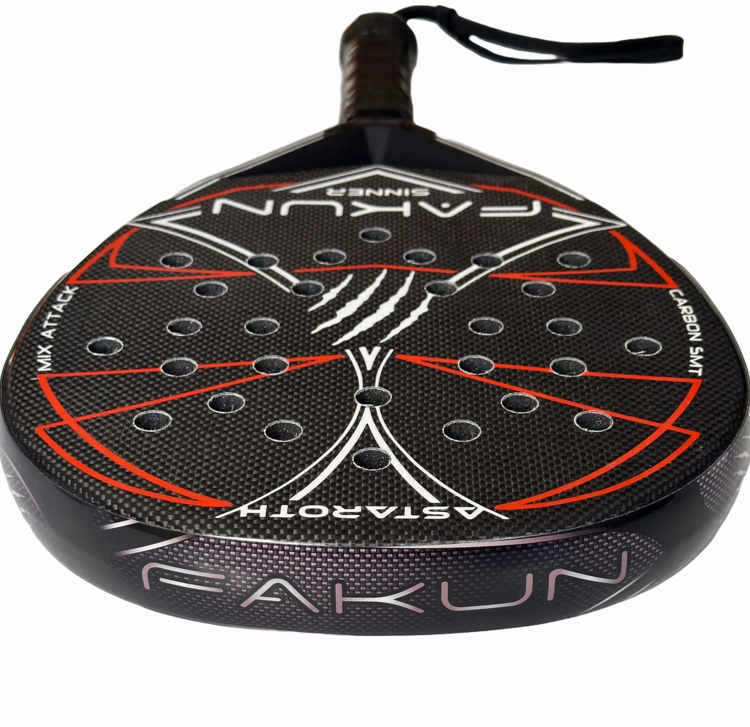 FAKUN Pala de Padel ASTAROTH ROJA-Blanca