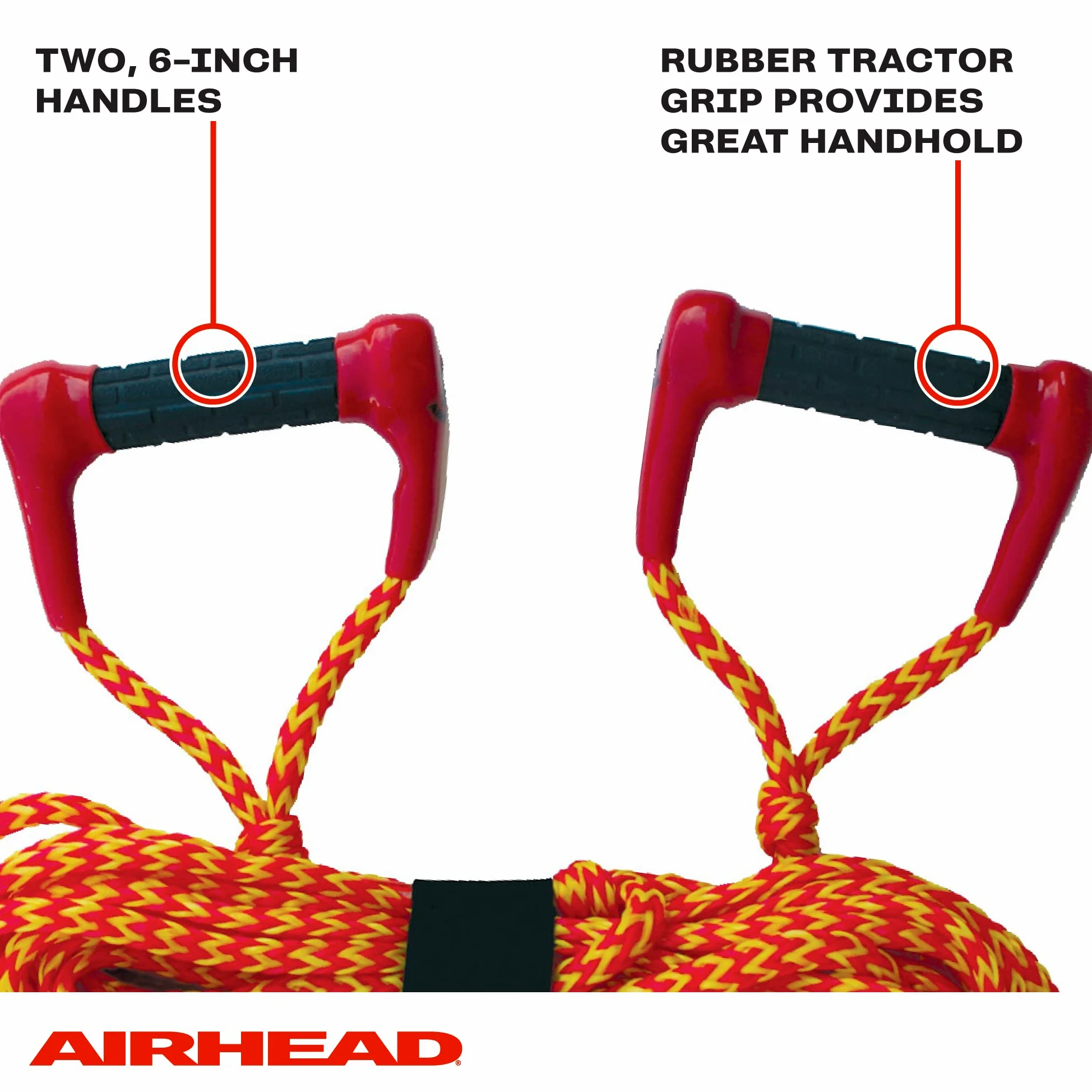 Airhead Cuerda de esquí AHSR6 con Mango DBL