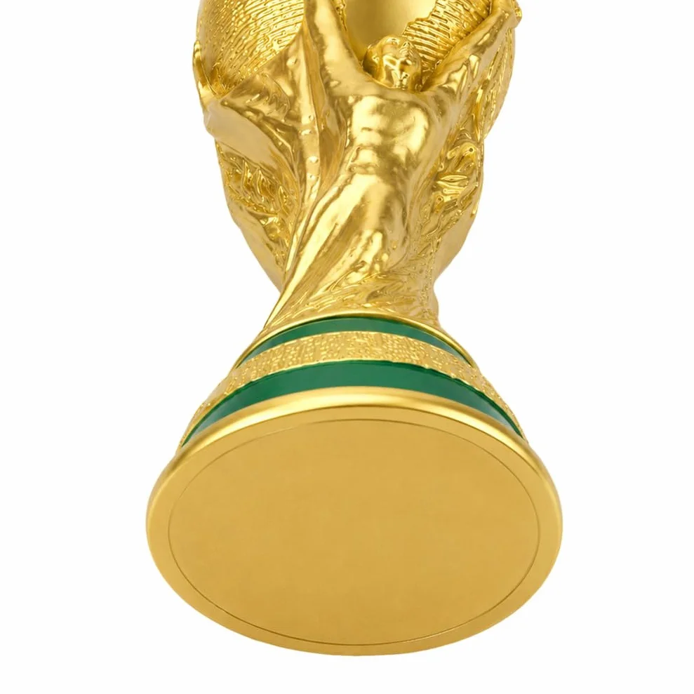 Réplica Trofeo Copa del Mundo de Fútbol, Copa de Campeón de Resina, Recuerdo Decorativo para Oficina y Bar