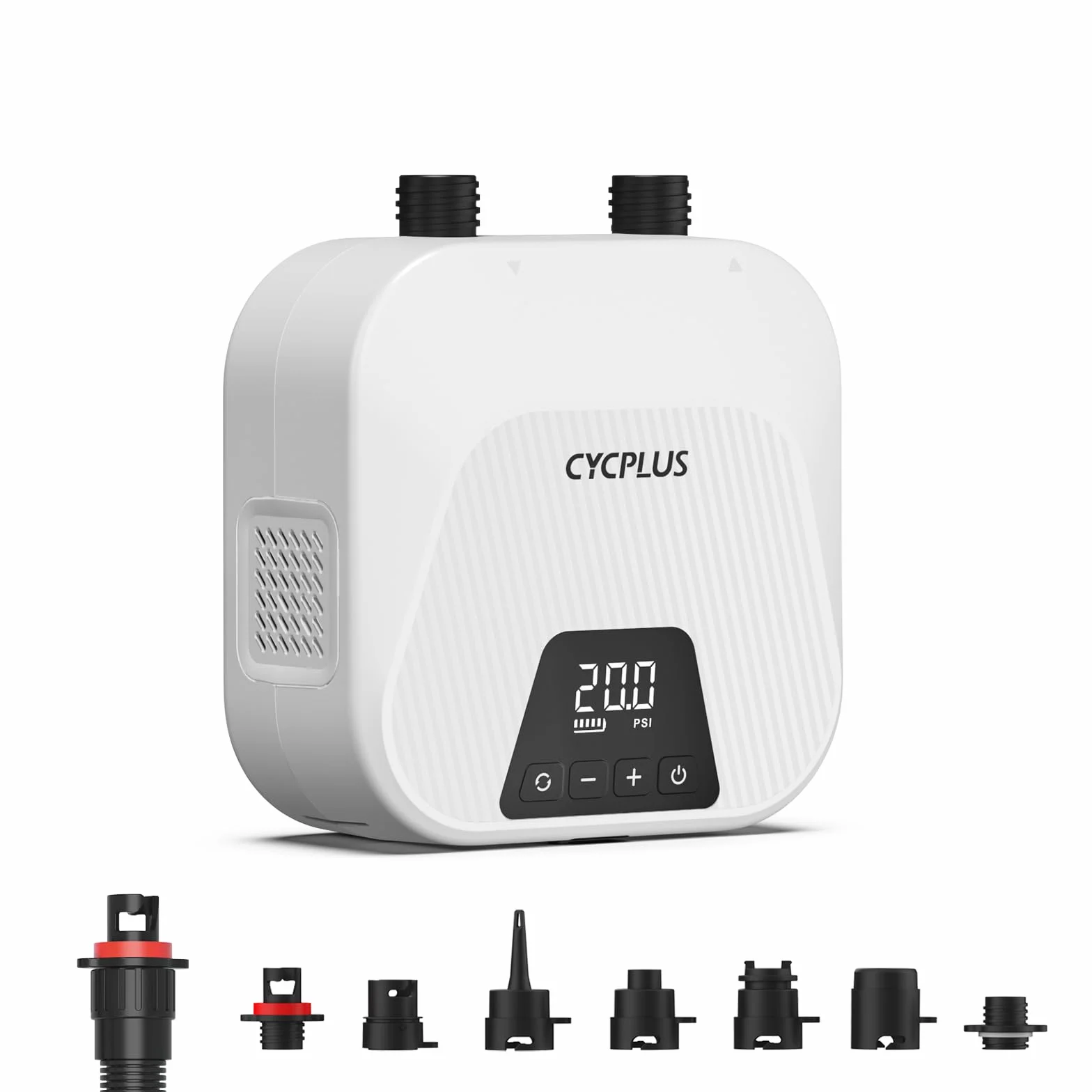 CYCPLUS Bomba de Aire Inteligente 20PSI para Sup, con Batería Recargable y Función de Inflado/Desinflado Inteligente. Ideal para Tablas de Paddle, Cometas, Tiendas de Campaña y Colchones