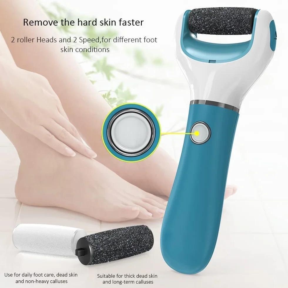 Set de Manicura y Pedicura Lima Electrica Azul Durezas Elimina Callos Piel Cuidado de Pies