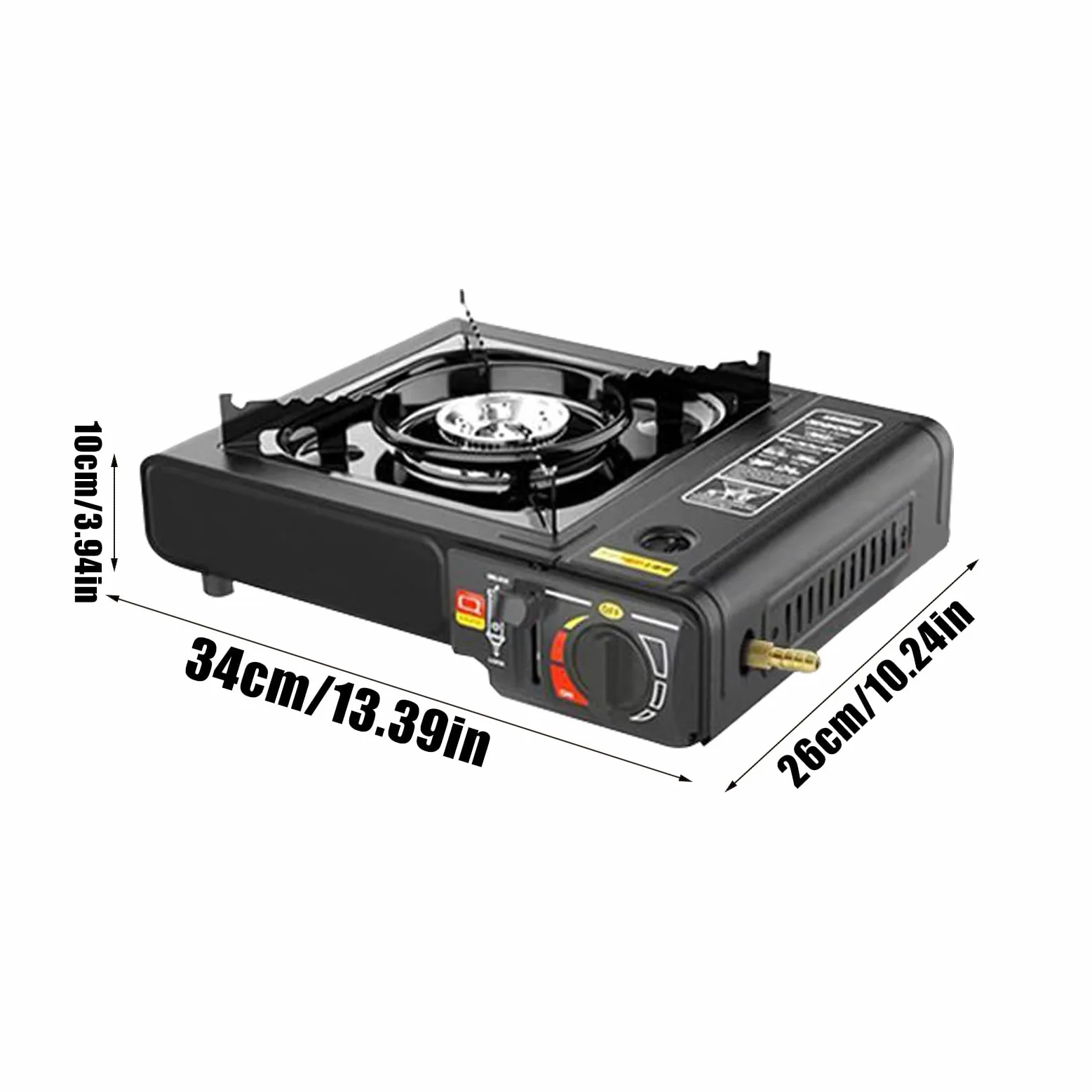 Hornillo de Camping Equipo Quemador Supervivencia Con Encendido Automático | Hornillo Cassette para supervivencia al aire libre, picnic, camping, senderismo, pesca, mochilero, viaje por carretera.
