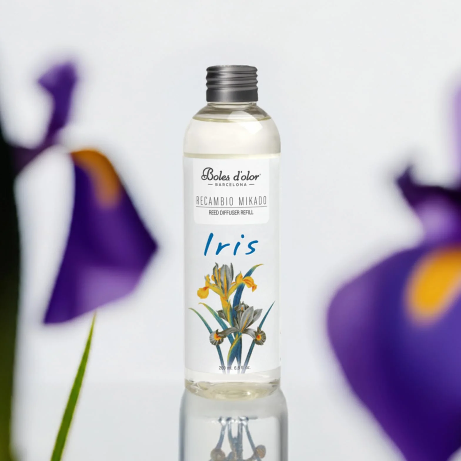 Mikado Recambio Ambientador Difusor Perfume Hogar Iris 200 ml