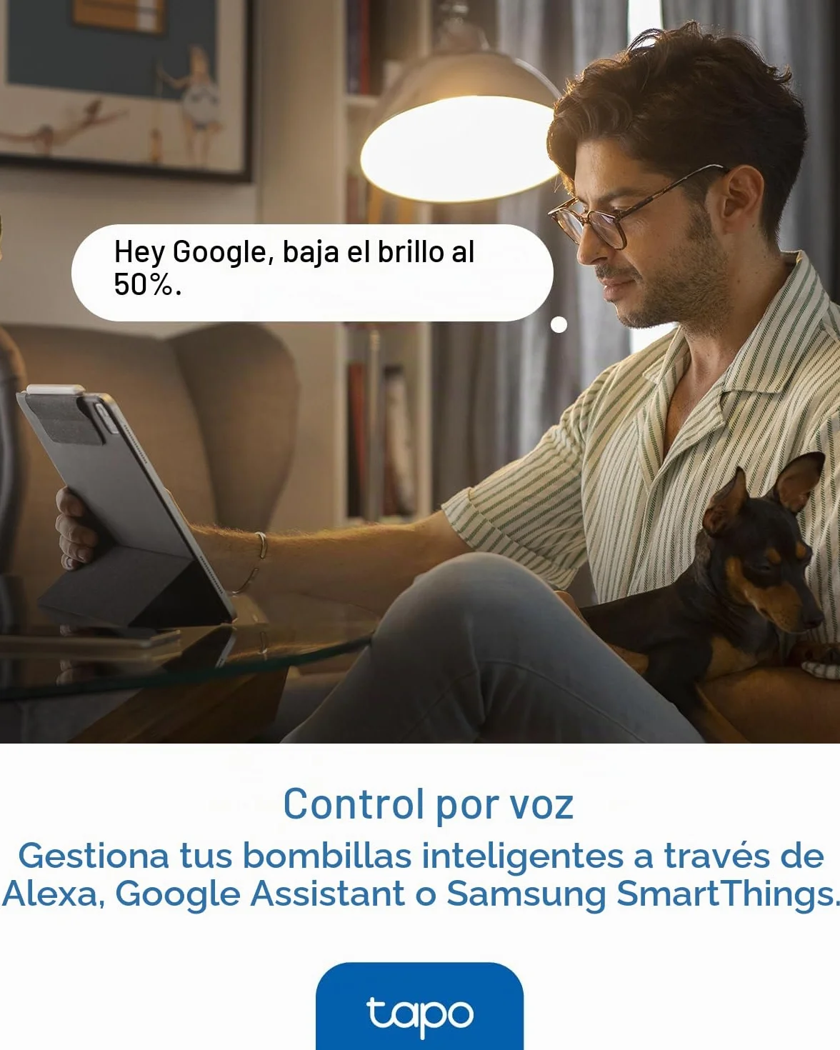 Tapo L430P Bombilla WiFi Smart P45 E14 470 lúmenes regulable compatible con Alexa Google Assistant