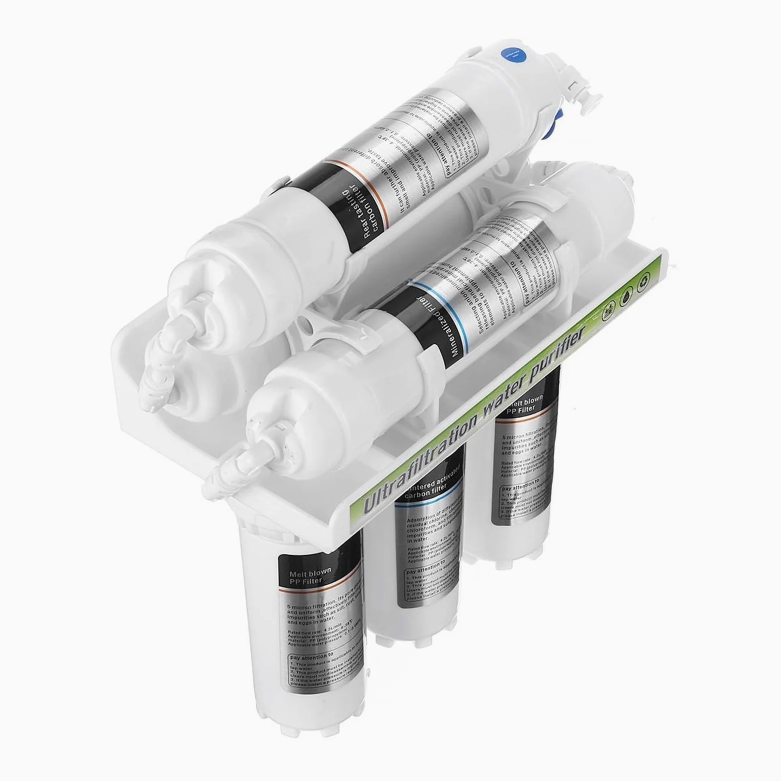 Sistema de filtrado de agua De filtración de agua por ultrafiltración de 6 etapas, purificador de grifo de cocina for el hogar, filtración de agua potable, ultrafiltración doméstica