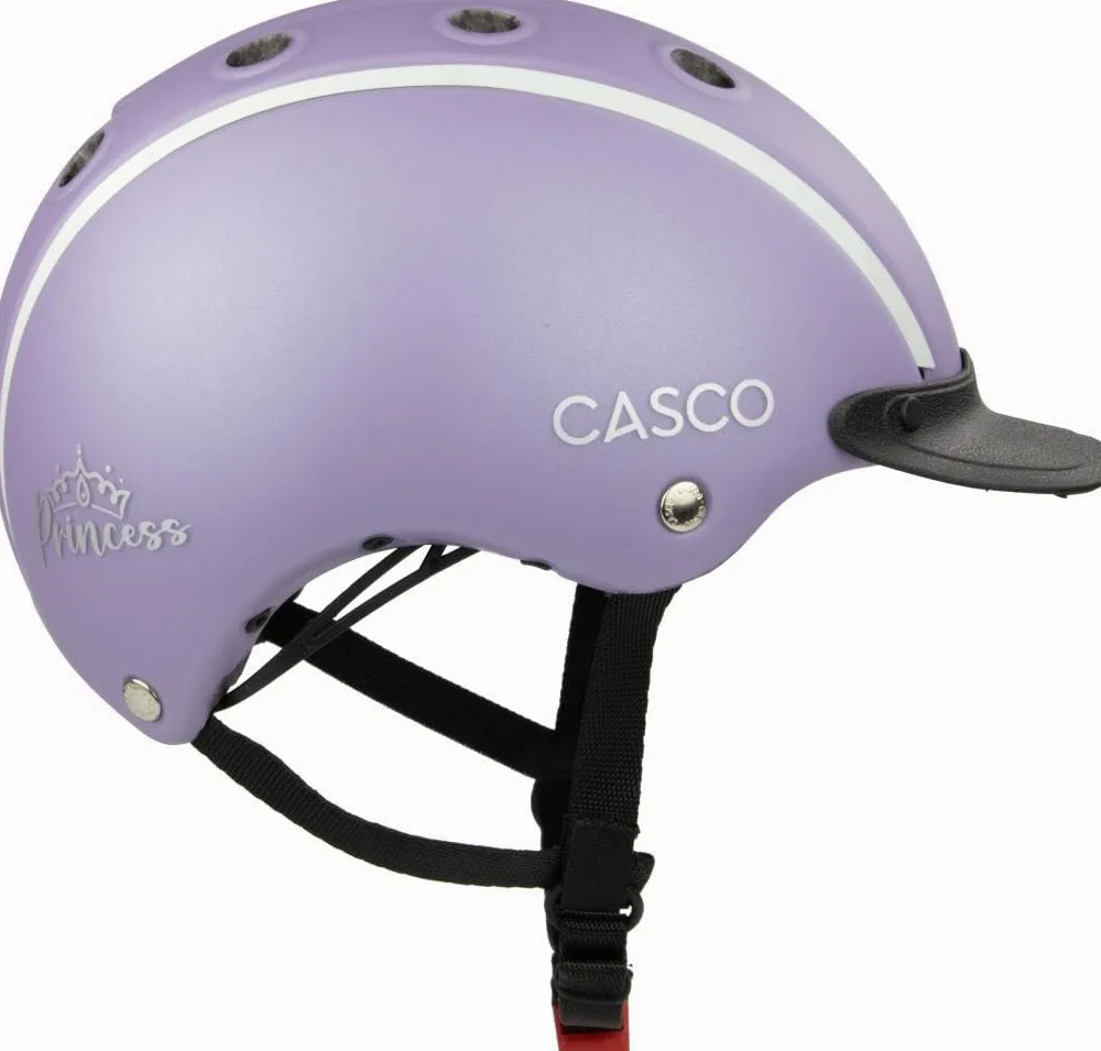 Casco Nori 2.0 Princess - Casco de equitación para niños, color violeta