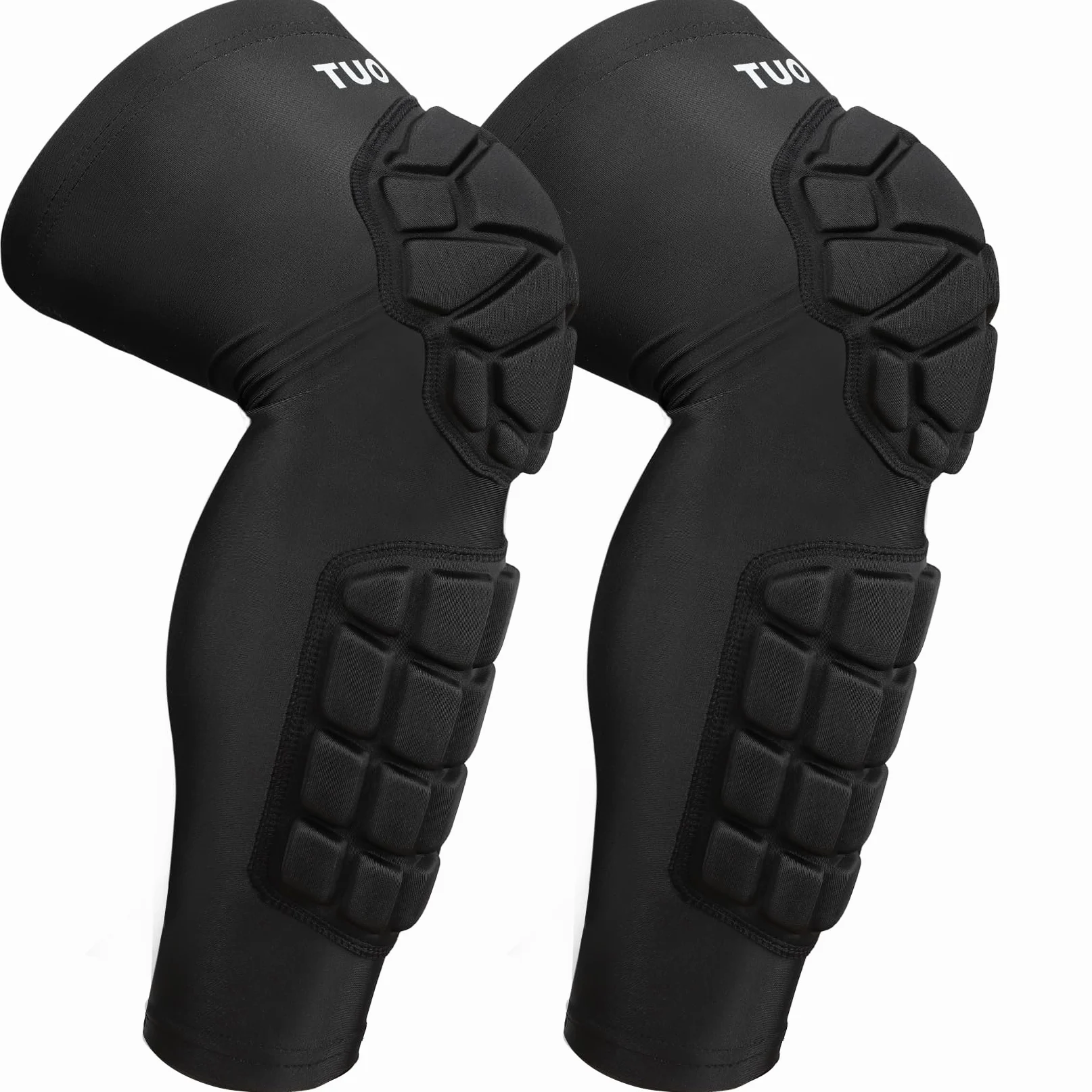 Almohadillas de apoyo para pantorrillas, cómodas y transpirables, rodilleras para deportes, diseño fácil de llevar para rugby, fútbol, ejercicio extremo, protección mejorada contra impactos para