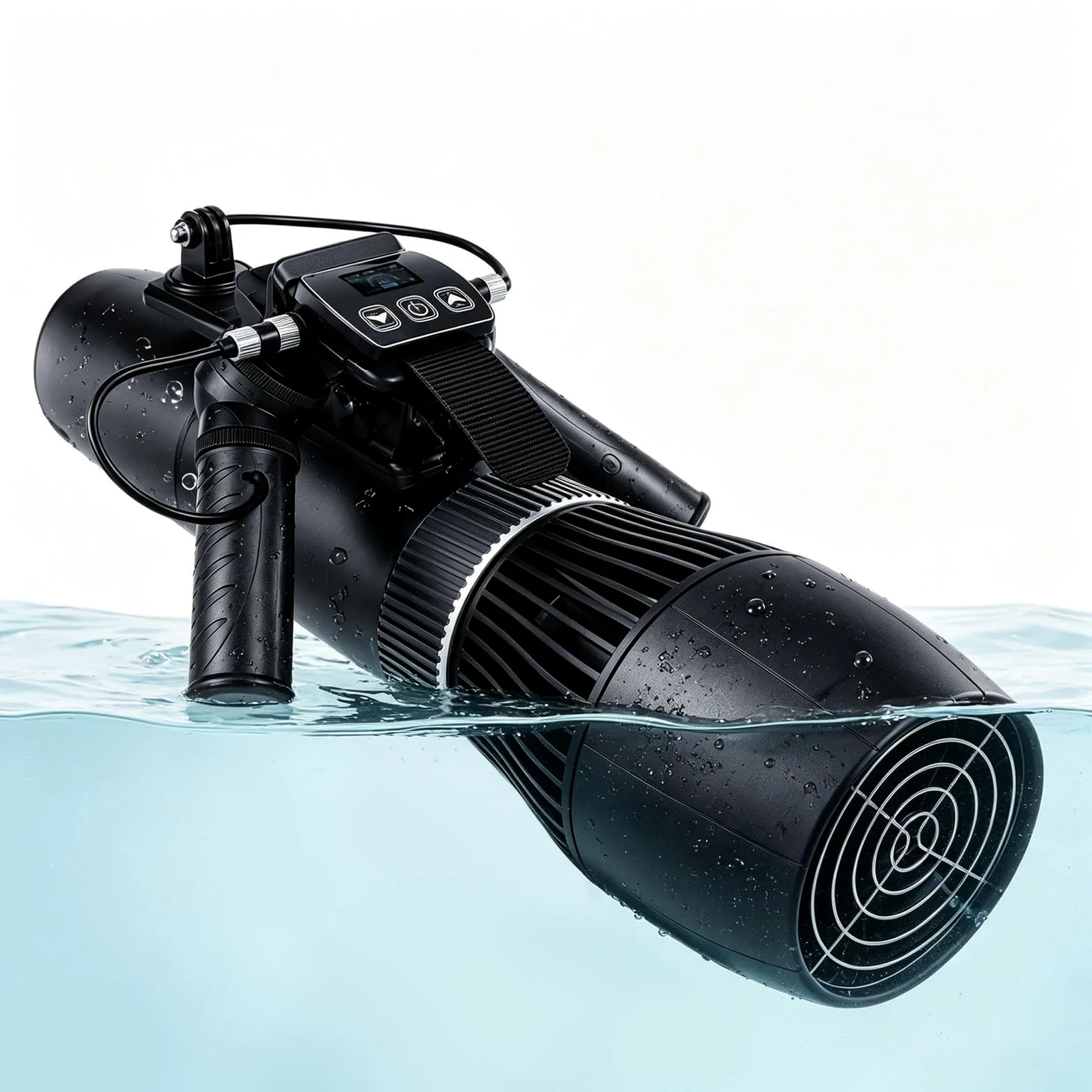 Scooter Submarino con Controlador Doble Modo y Asa de Buceo Ajustable, Profundidad 30M, Scooter Marino para Snorkel, Entrenamiento en Piscina, Tablas de SUP y Aventuras en Aguas Tranquilas 700W