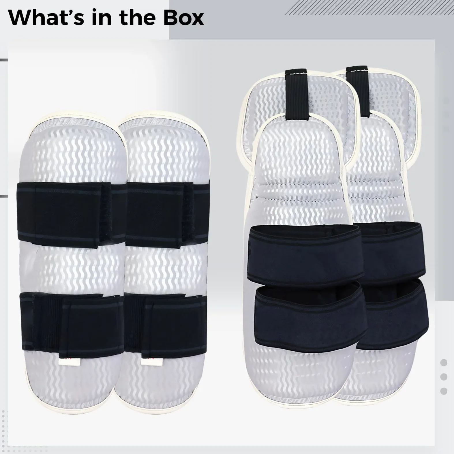 Protectores de brazo y espinilla para taekwondo juvenil, juego de 4 piezas, protectores de espuma EVA ajustables para karate, kickboxing, entrenamiento de boxeo