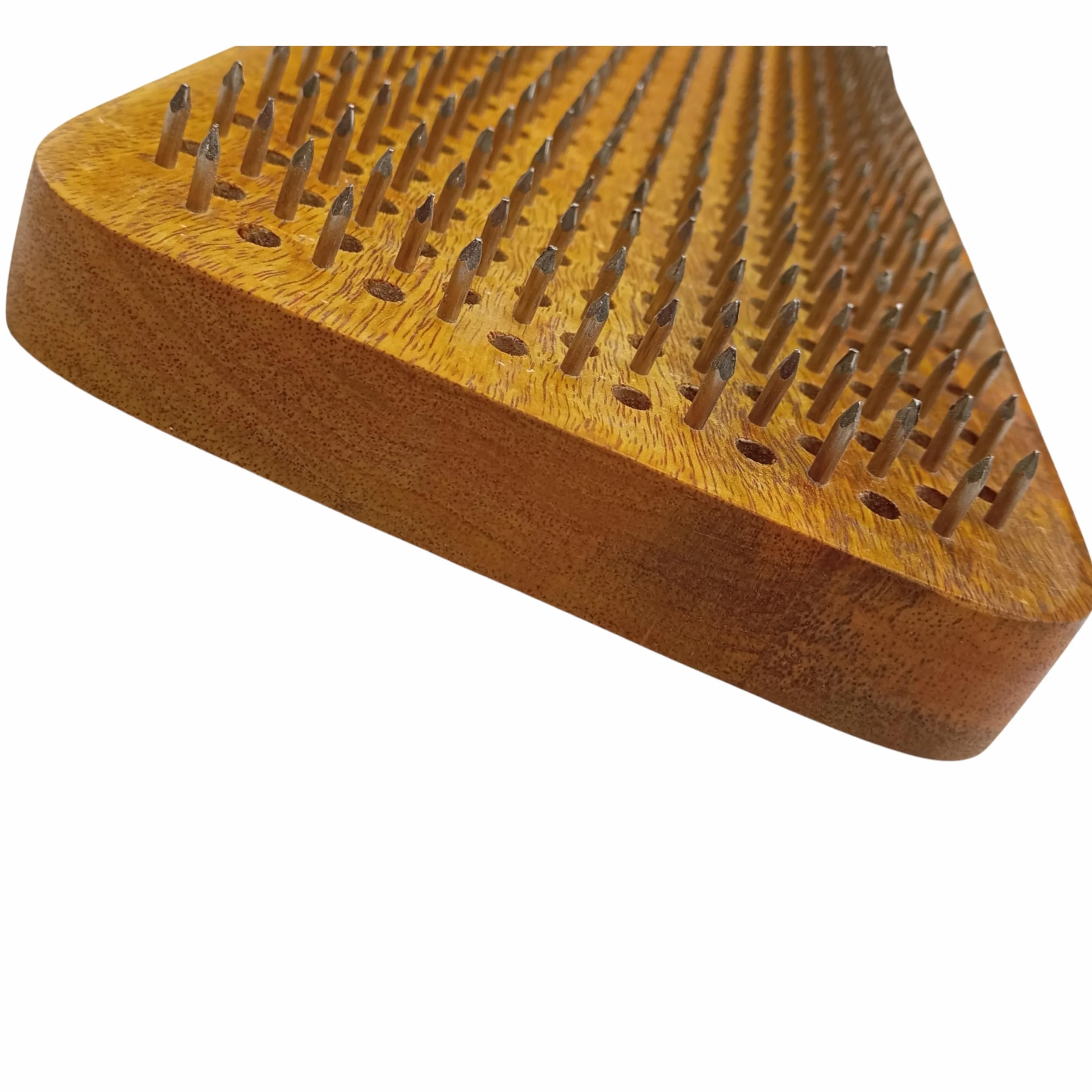 Tabla de yoga Sadhu de madera de mango, 100% hecha a mano, 3 tamaños: 10 mm, 12 mm y 15 mm, alivia la tensión, promueve la circulación sanguínea, ayuda a aliviar las migrañas y los trastornos del