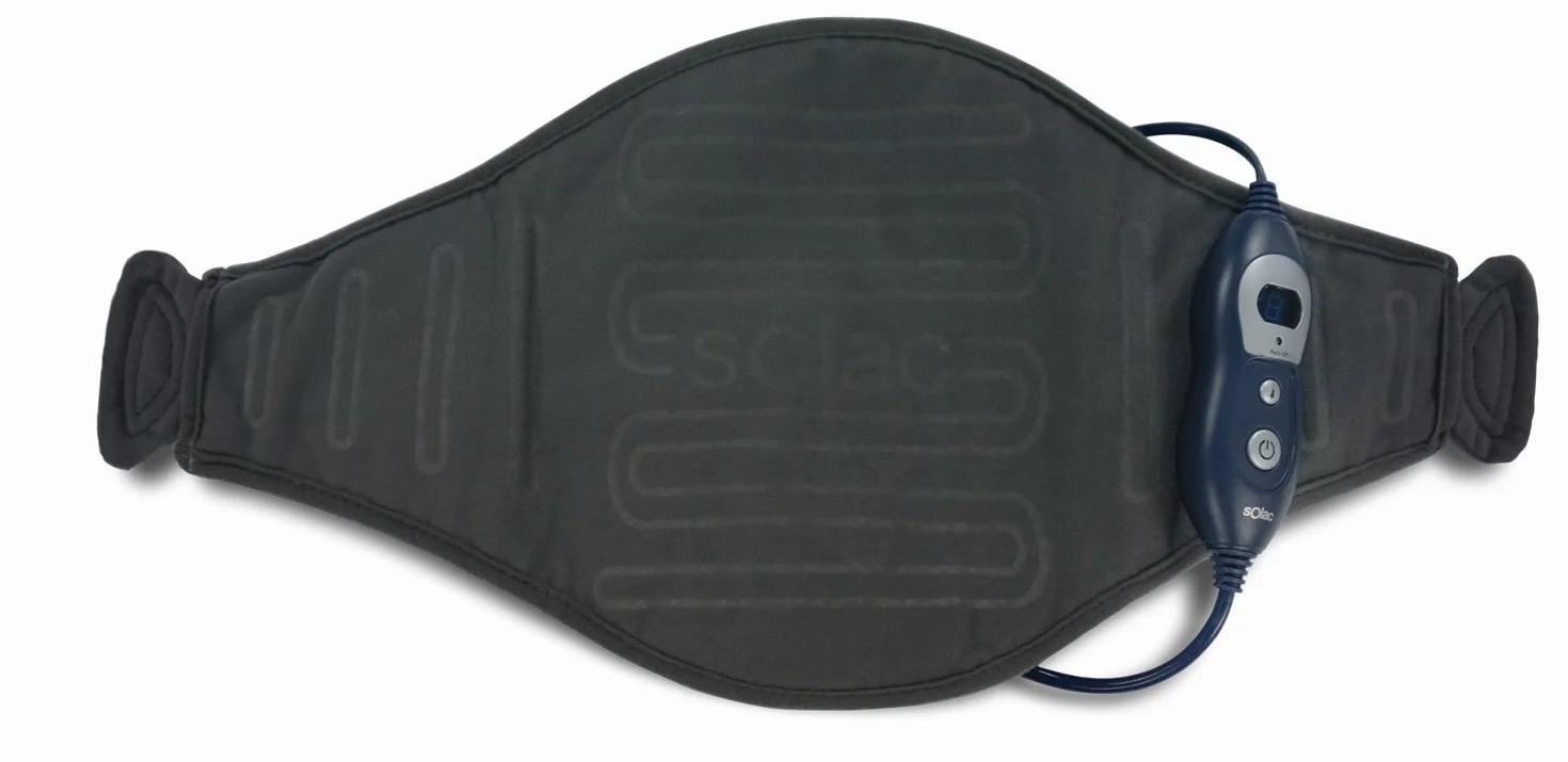Solac CT8680 Helsinki Almohadilla terapéutica lumbar 100W 6 niveles temperatura autoapagado azul oscuro