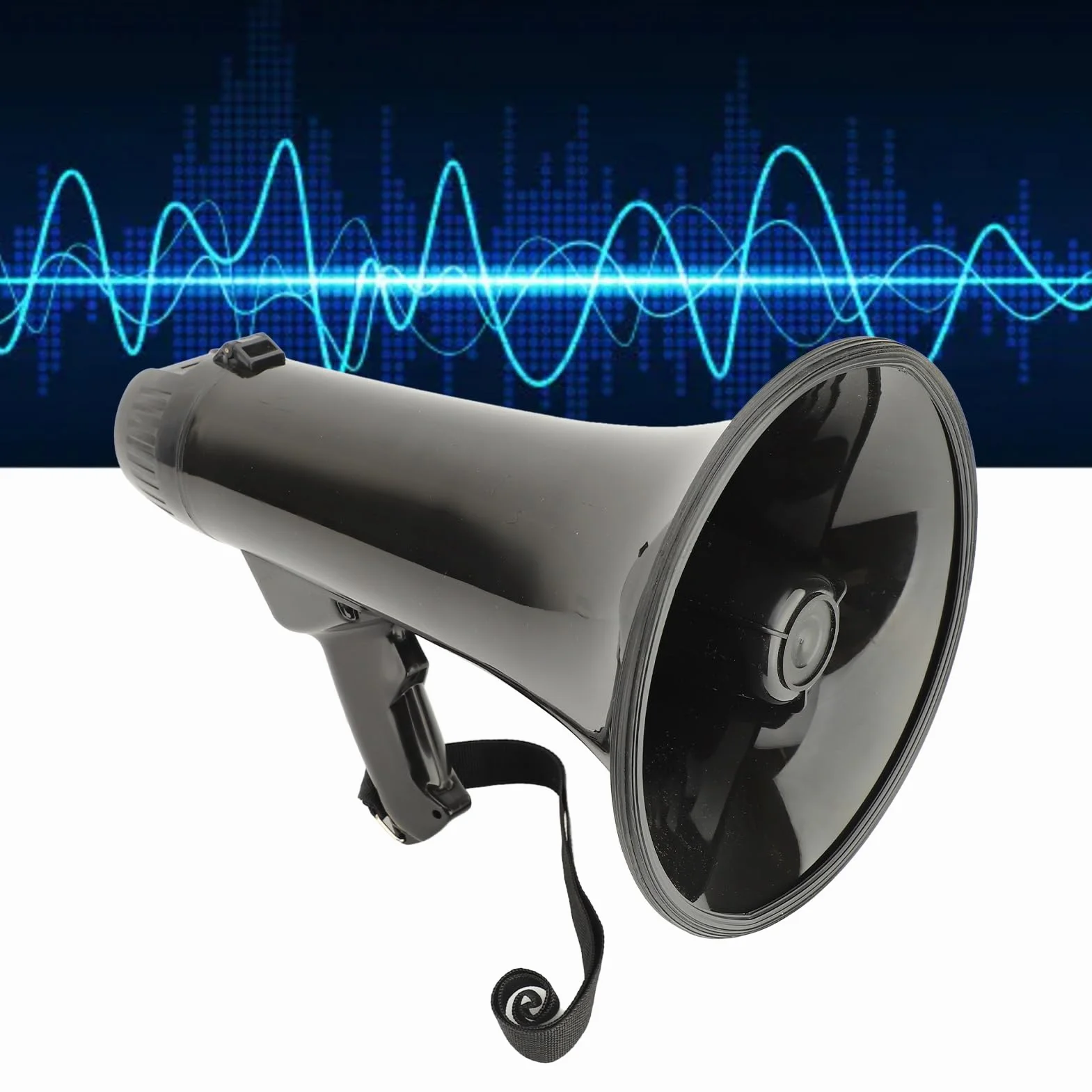 Mégaphone Altavoz de Bocina Portátil Recargable con Micrófono
