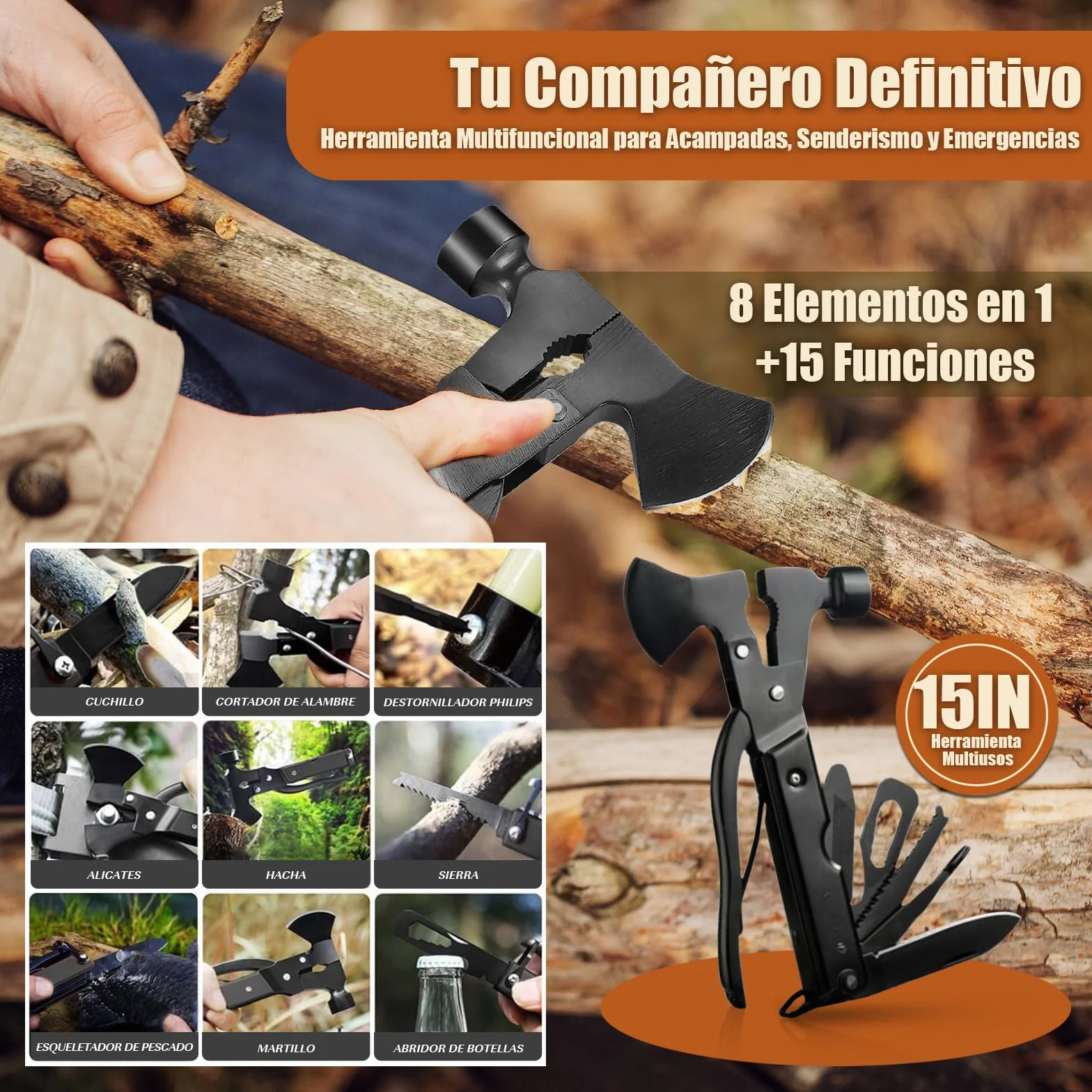 Gemmac Kit Supervivencia 140 en 1 Equipo Botiquin de Primeros Auxilios Completo, Survival Kit Catastrofe Tener 2000 mAh Radio a Pilas Linterna Camping Botiquin Hogar Caza Senderismo Montaña Regalo