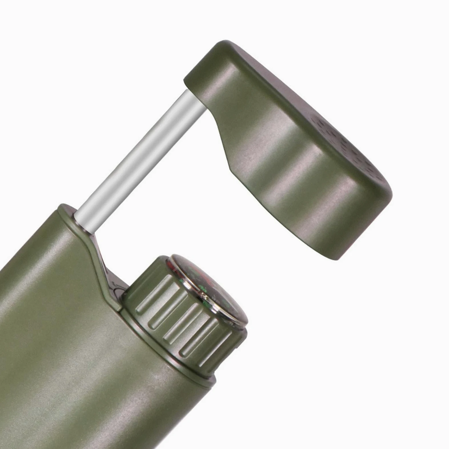 Filtro de agua de bolsillo, filtro de agua portátil bomba de mano de 6 | etapas, filtro de bomba de mano para mochila, purificador de agua ligero de 0,01 μm, filtro portátil, purificador de agua de