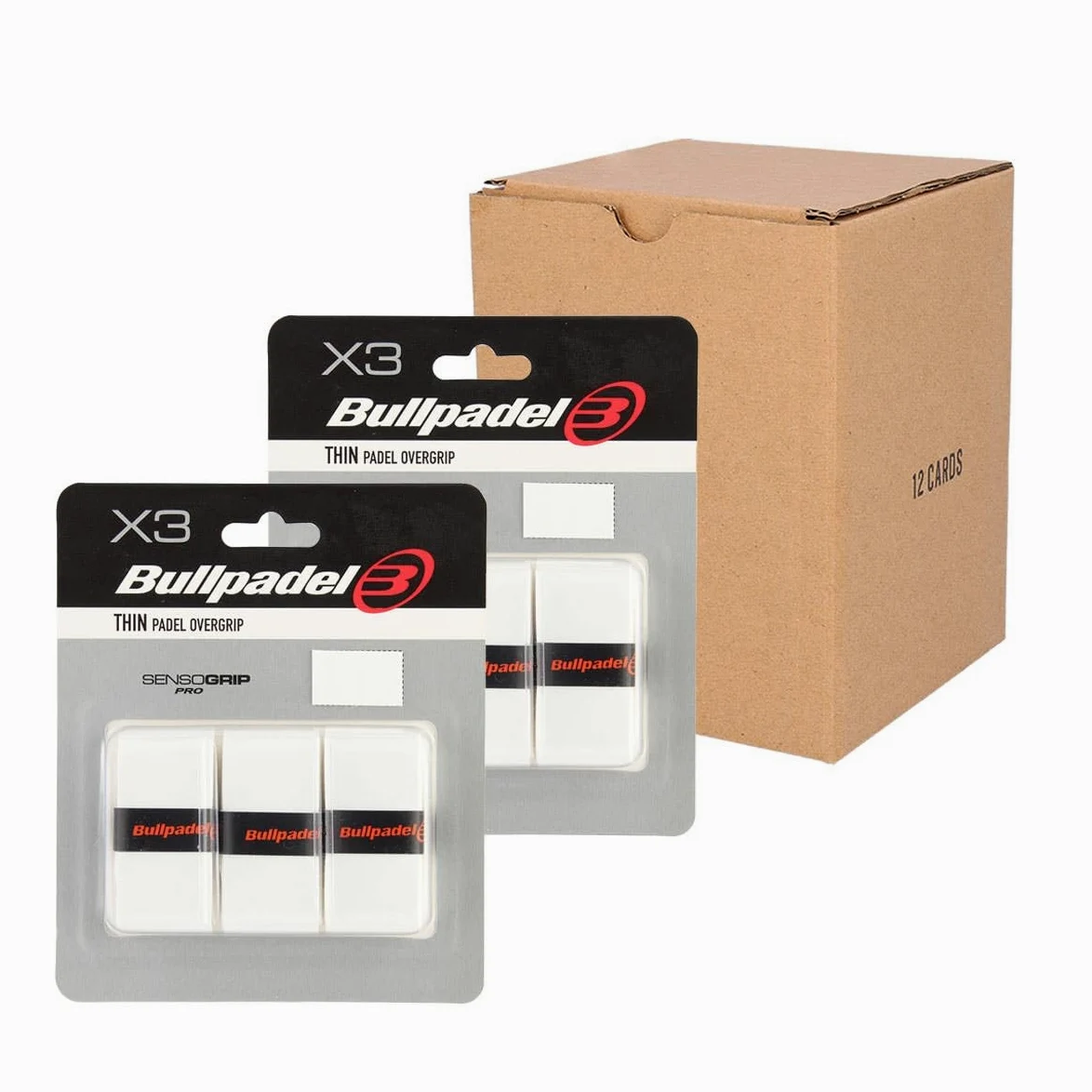 Caja 12 Uds - Blister (3 Uds) Overgrip Bullpadel