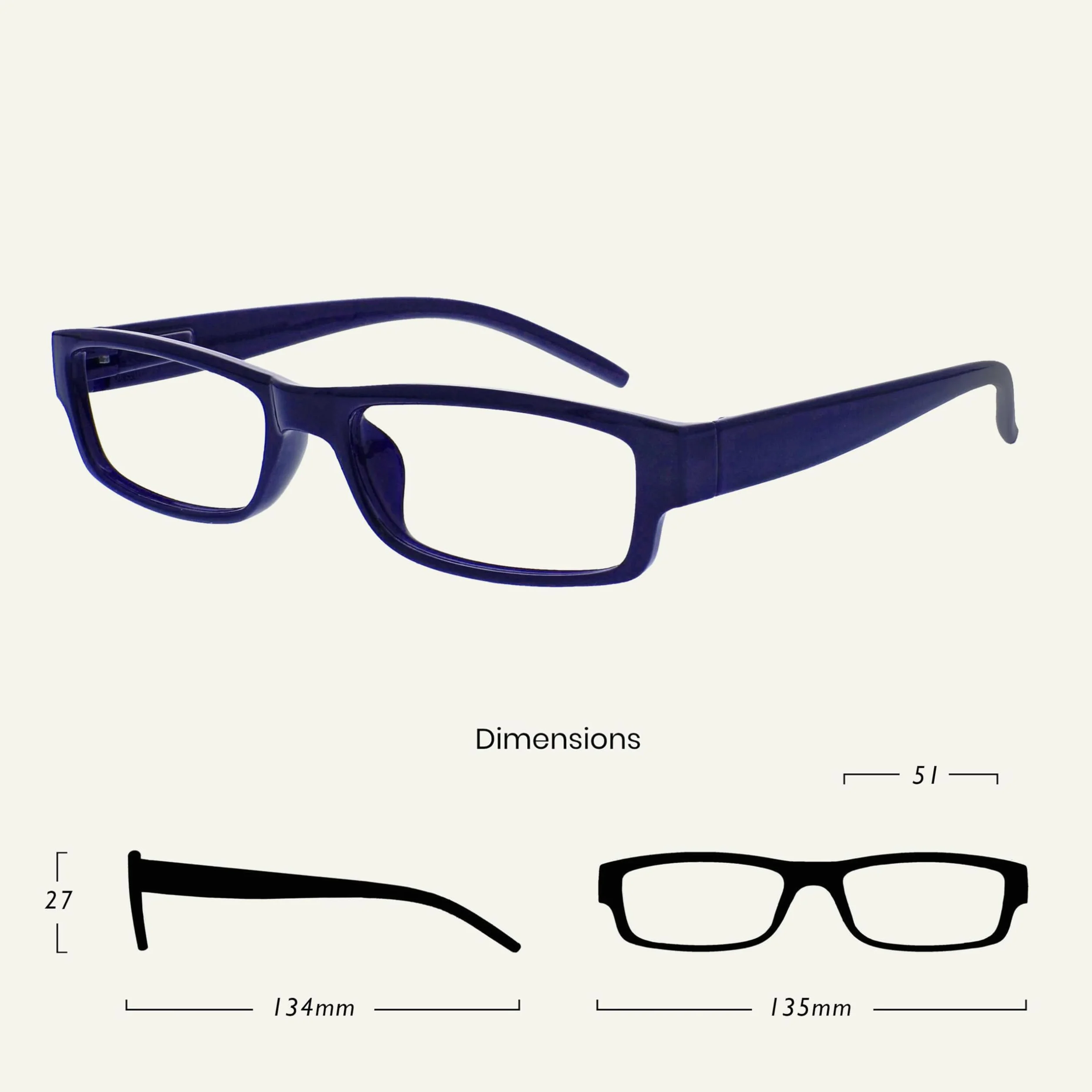 The Reading Glasses Company Valor Pack 5 +3,00 Gafas De Lectura Ligero Hombres Mujeres