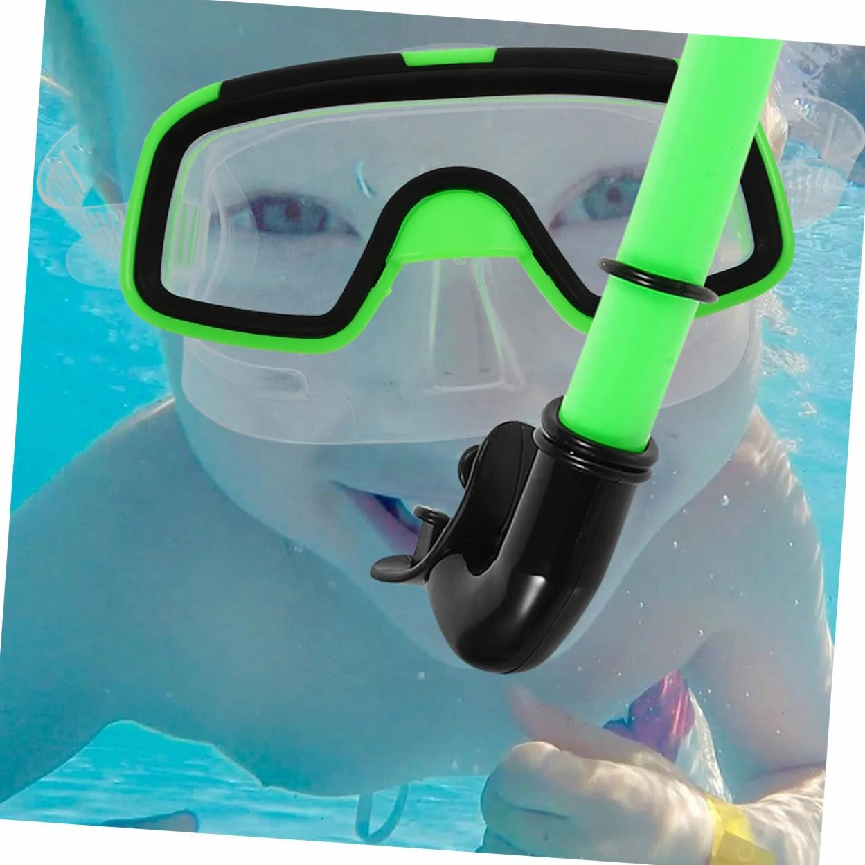 ULTECHNOVO Gafas de Buceo para Snorkel Portátil Equipo de Snorkel Compacto Gafas de Buceo Protector Nasal para Nadar Playa