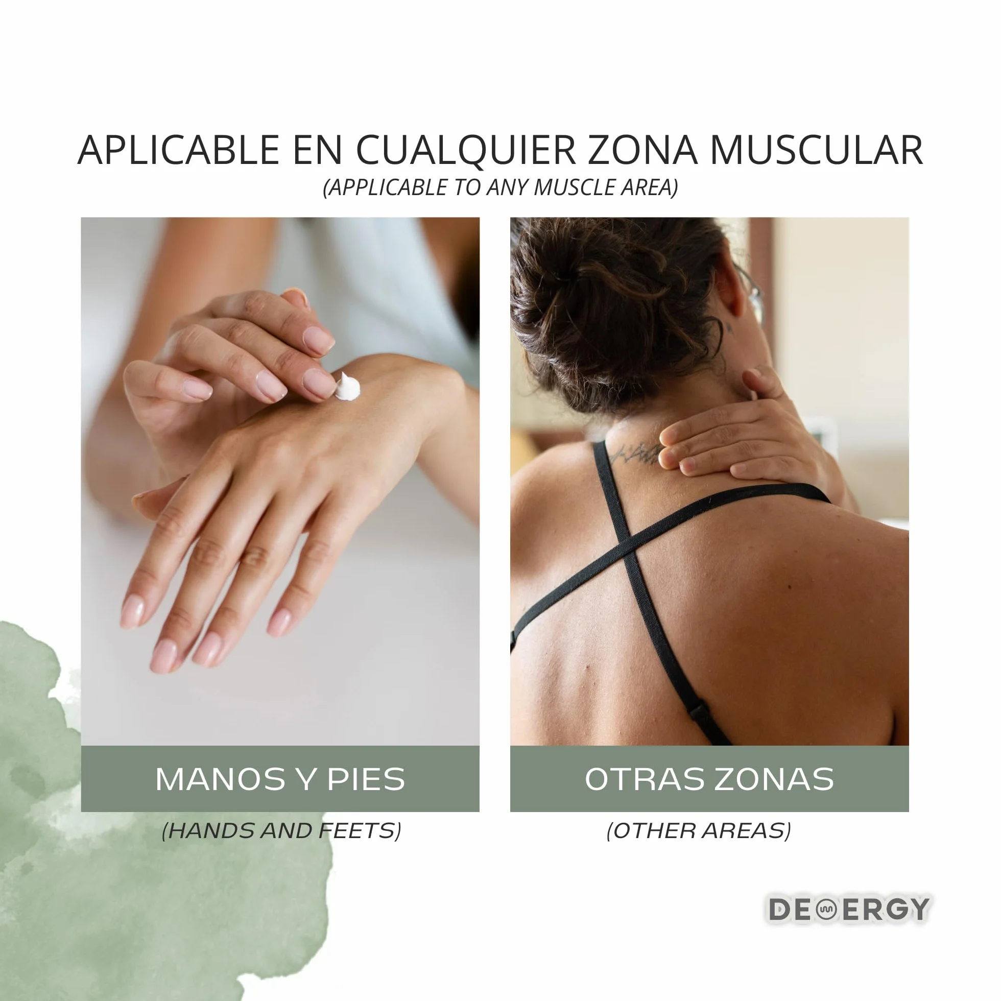DEMERGY® Sin Dolor Crema Árnica Antiinflamatoria Nueva Fórmula, Producto Alemán para Dolor Muscular y Articulaciones