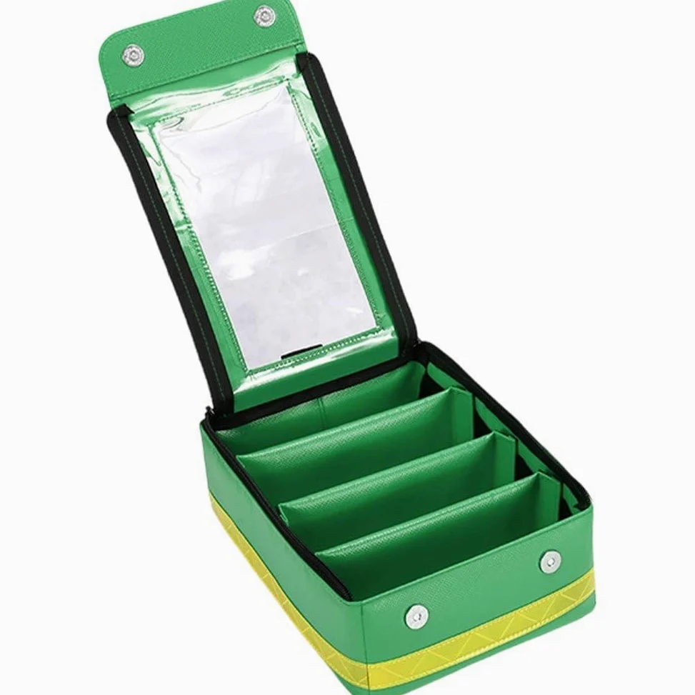 Bolsa para Botiquín De Primeros Auxilios, Bolsa Multifuncional para Guardar Medicamentos, Kit Médico De Supervivencia para Viajes, Coche, Casa Y Trabajo.