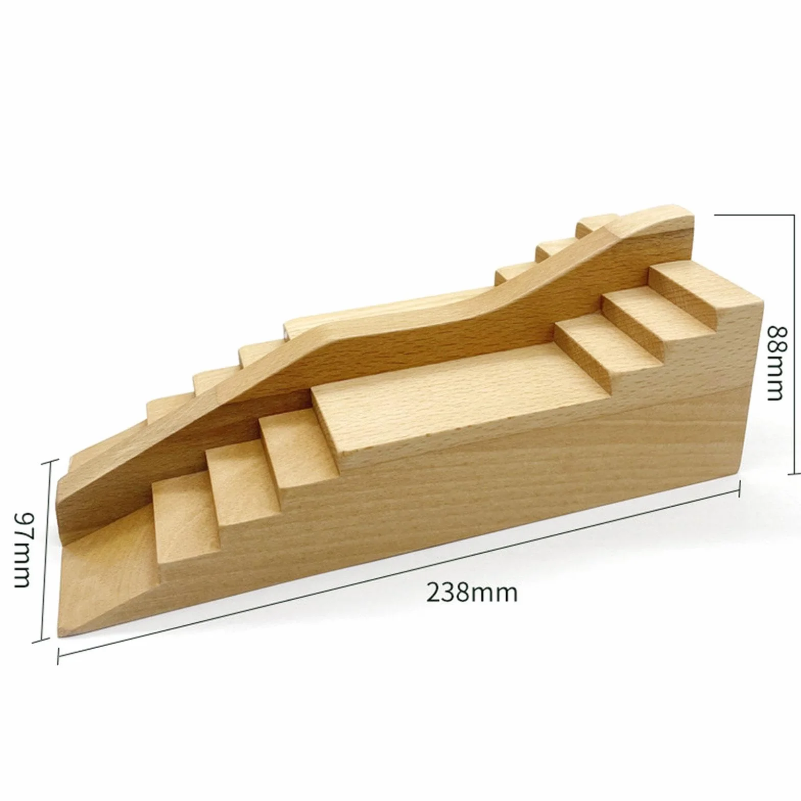 Rampa para Fingerboard de Madera Obstáculo Juguetes Parque Skate Accesorio Style B