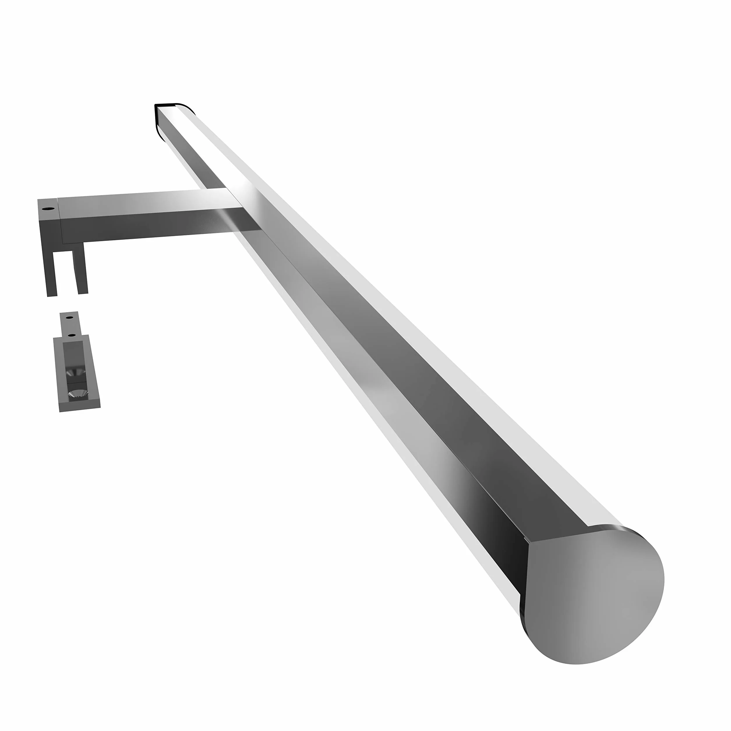 Luminaria Para Espejo LED 600 mm Superficie 230 V Cuarto de Baño Cromada Blanco Newtro