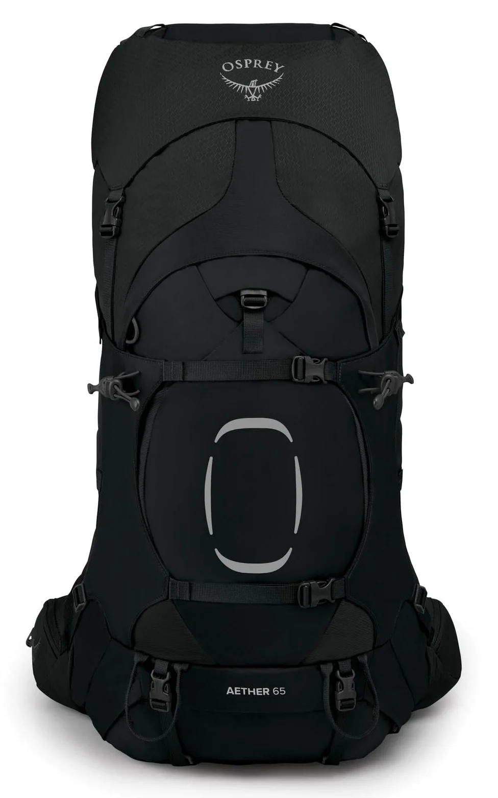 Osprey Aether Mochila de trekking para hombre, 65L Large/X-Large, Black
