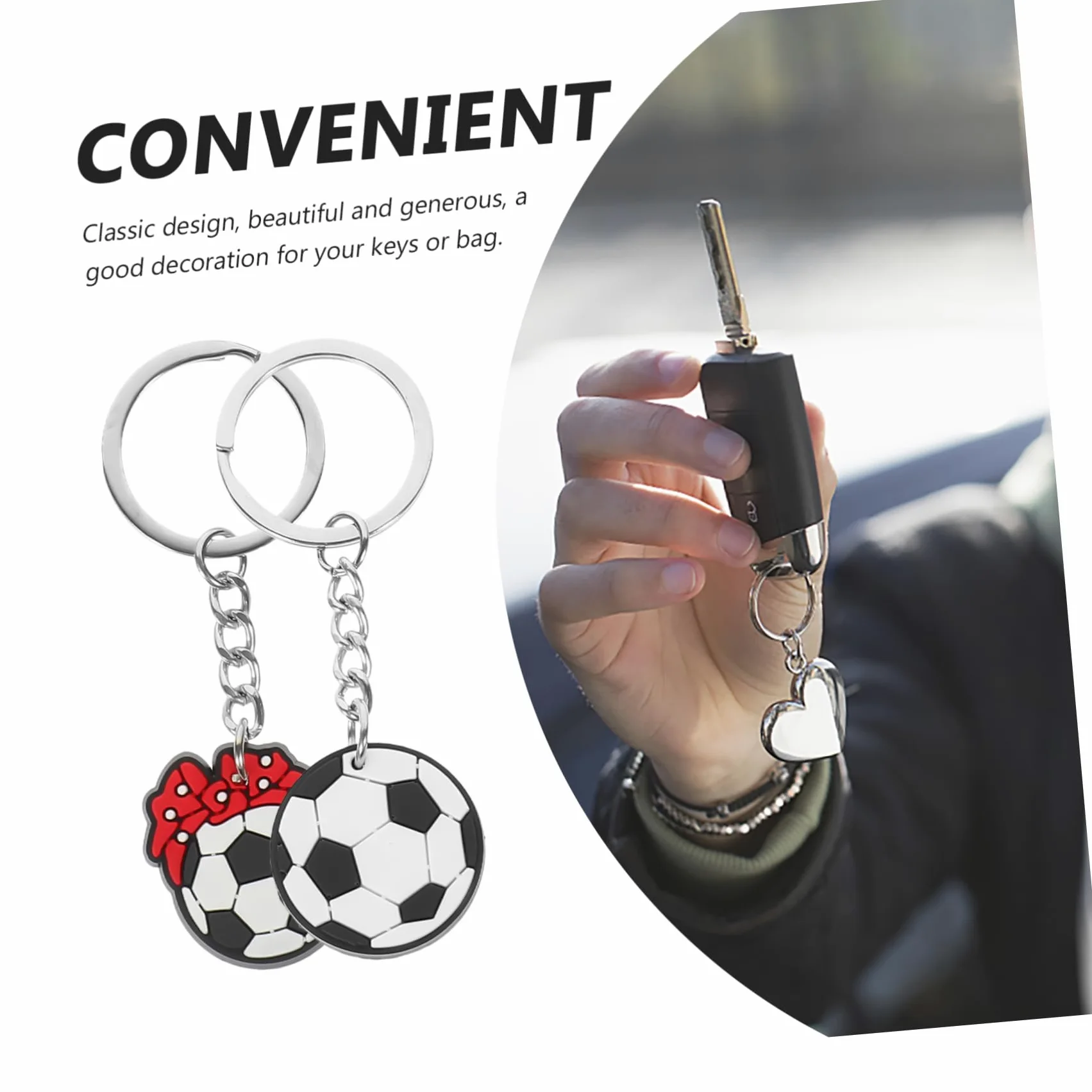 Abaodam 5 Series Llaveros De Fútbol Colgante Decorativo Llaveros Pequeños Para Decorar Y Claves Para Aficionados Fútbol 35 Piezas X 5