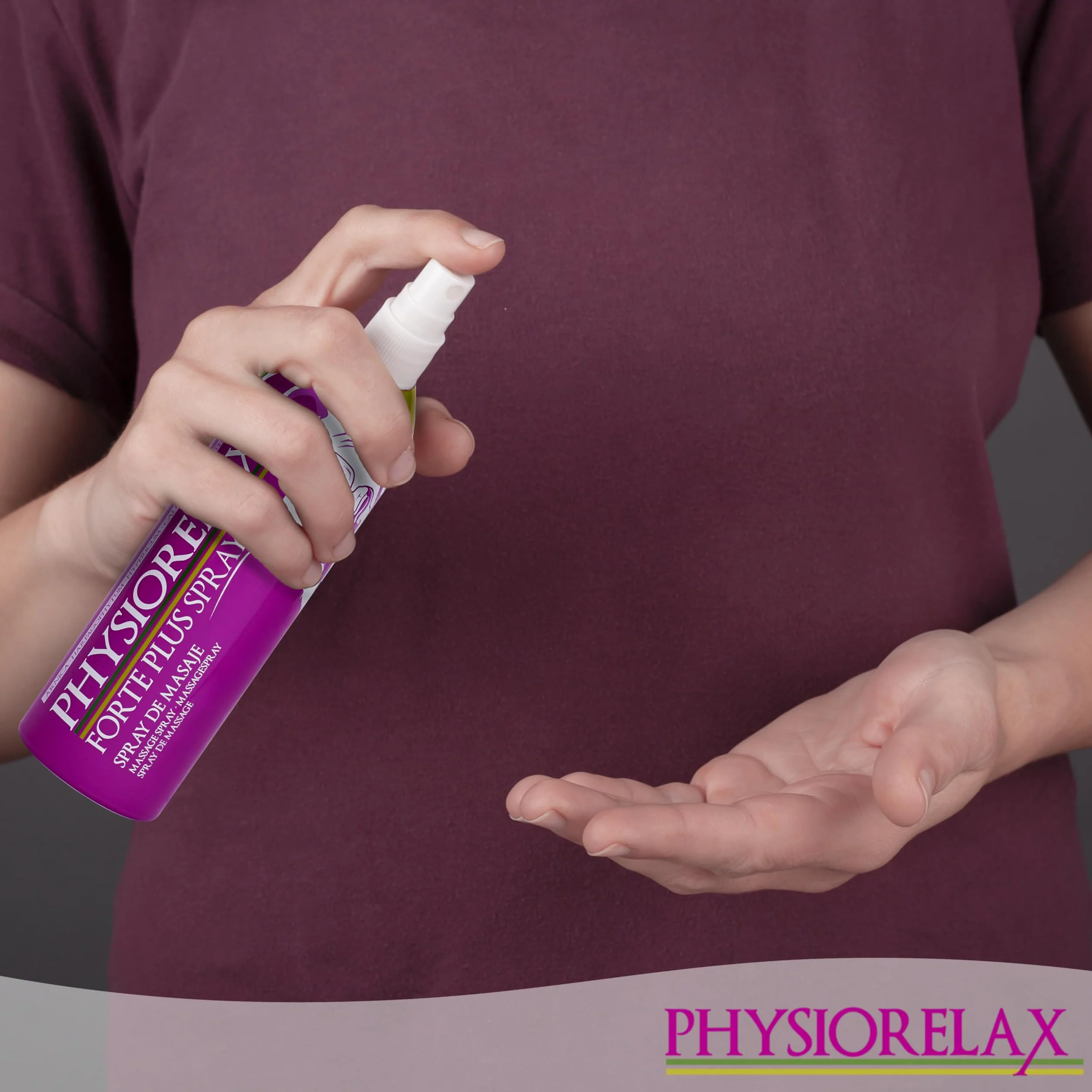 Physiorelax Forte Plus Spray Fácil Aplicación con Árnica Ingredientes Naturales 150 ml