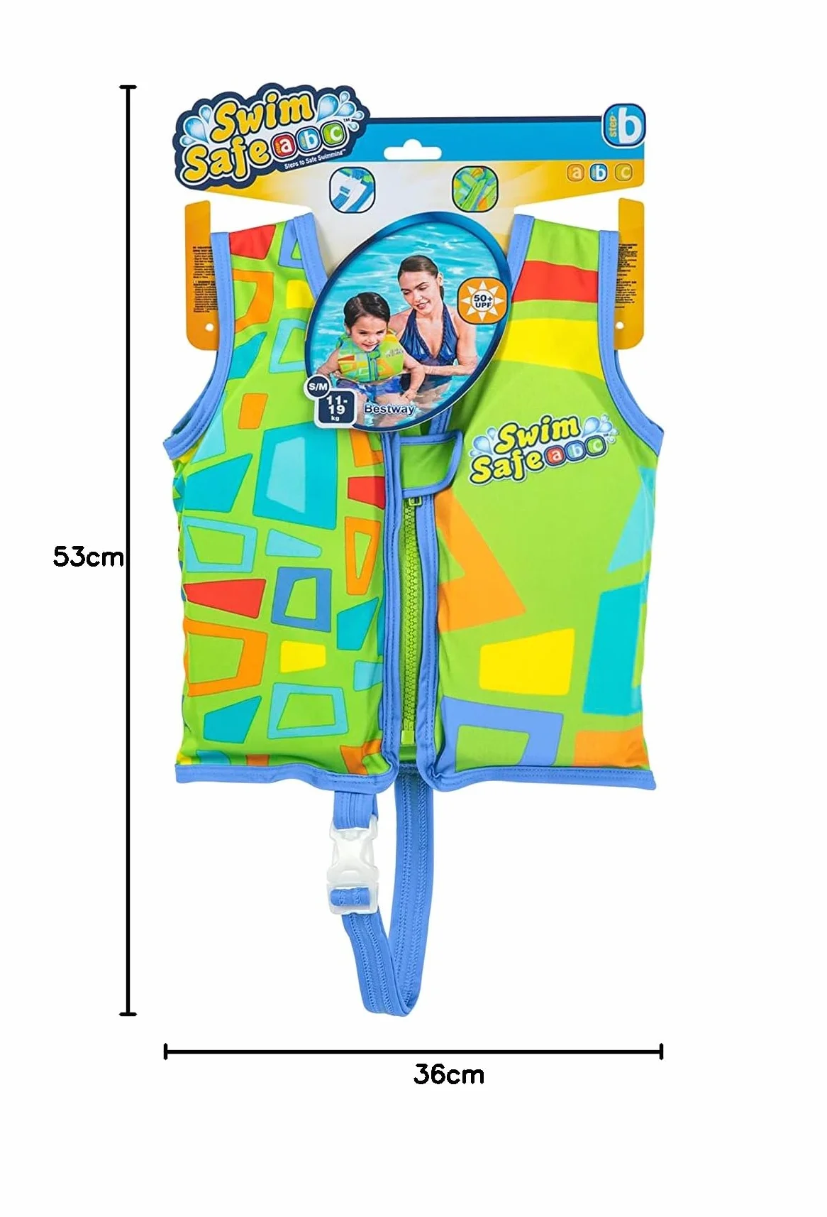 AQUASTAR FABRIC SWIM VEST S/M