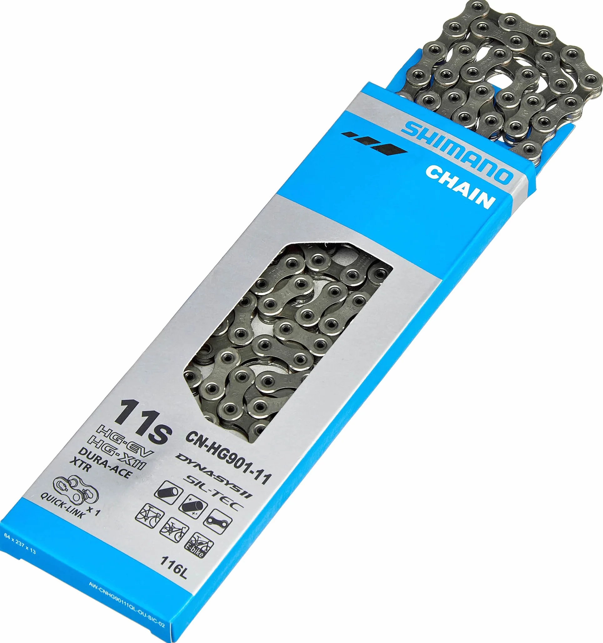 Cadena de cambios Shimano CNHG901 116 eslabones 11 velocidades con cierre