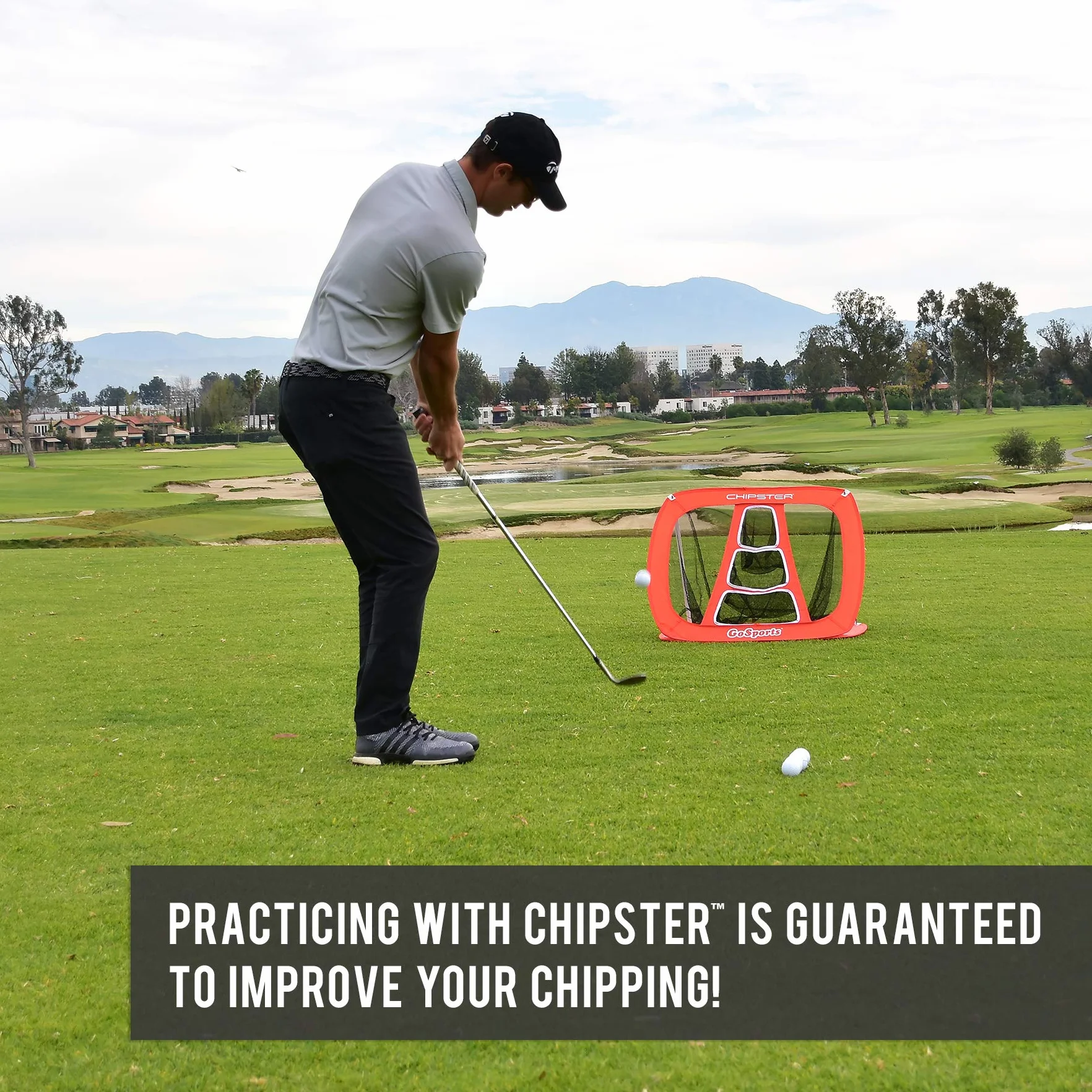 GoSports Chipster Golf Chipping Pop Up Practice Ne