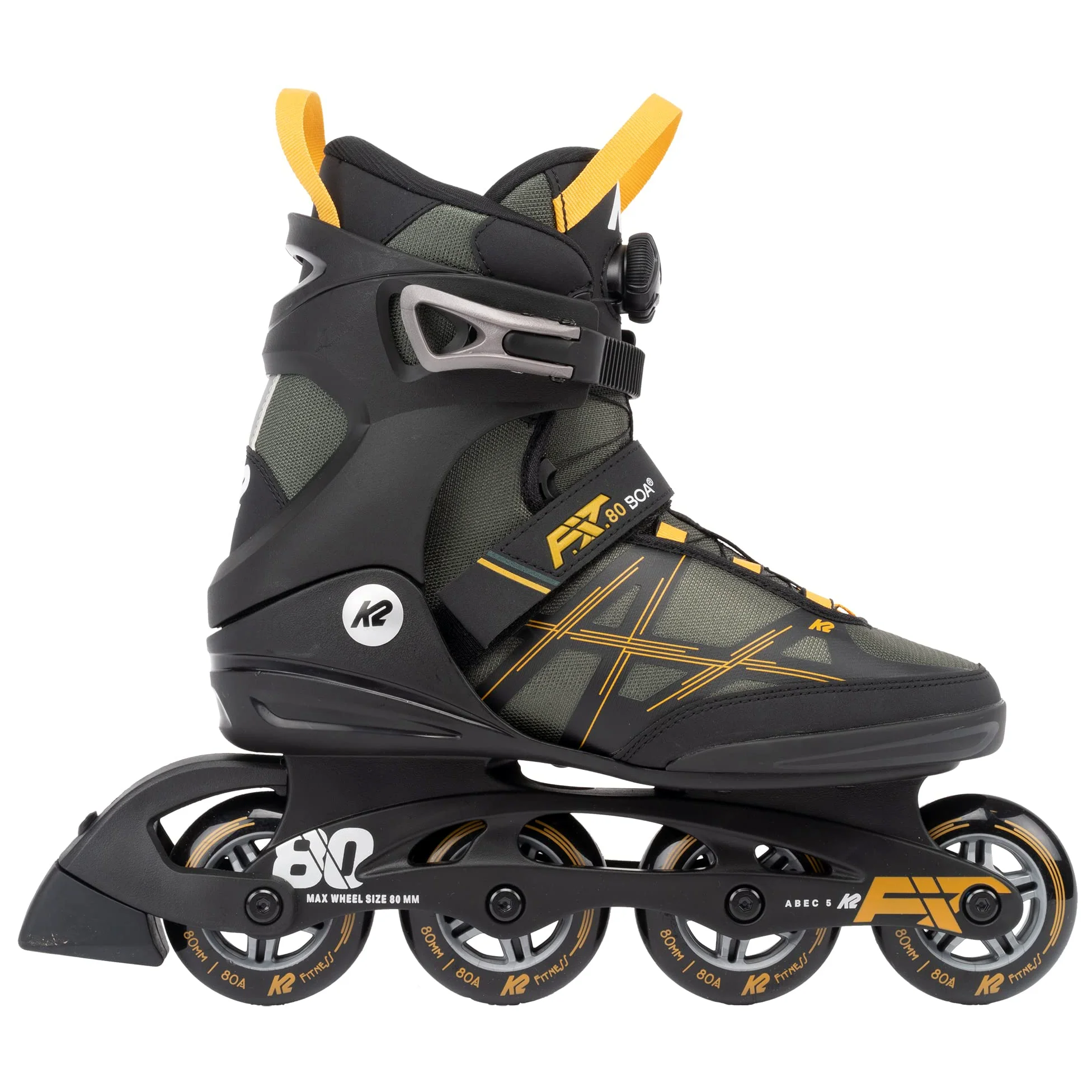 K2 F.I.T. 80 Boa Inline Skate 2025 Black/Blue
