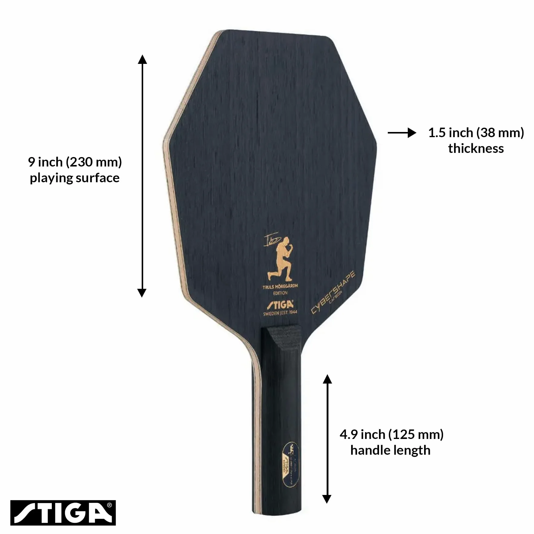Stiga Cybershape Carbon CWT Truls Edition - Mesa de Ping Pong