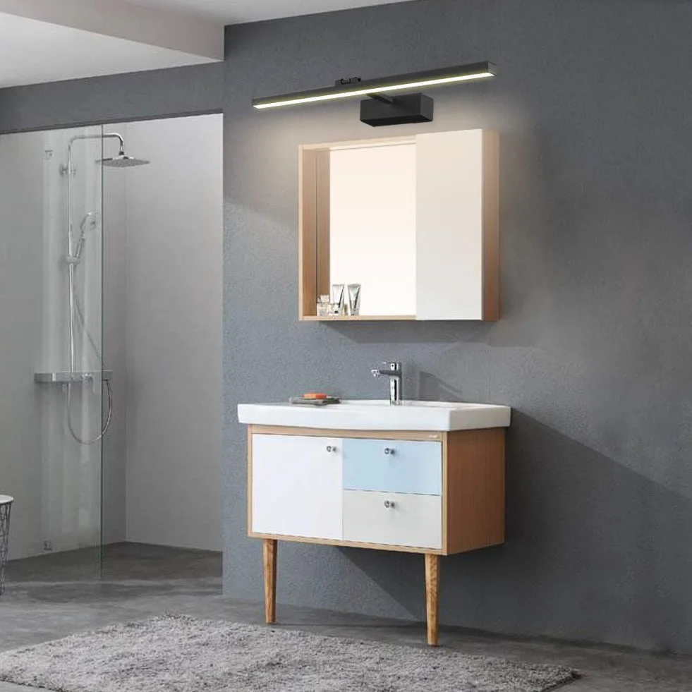 Klighten Lampara Espejo Baño Luz Led 60cm 18W 1170 Lumen IP44 Blanco Cálido 3000K