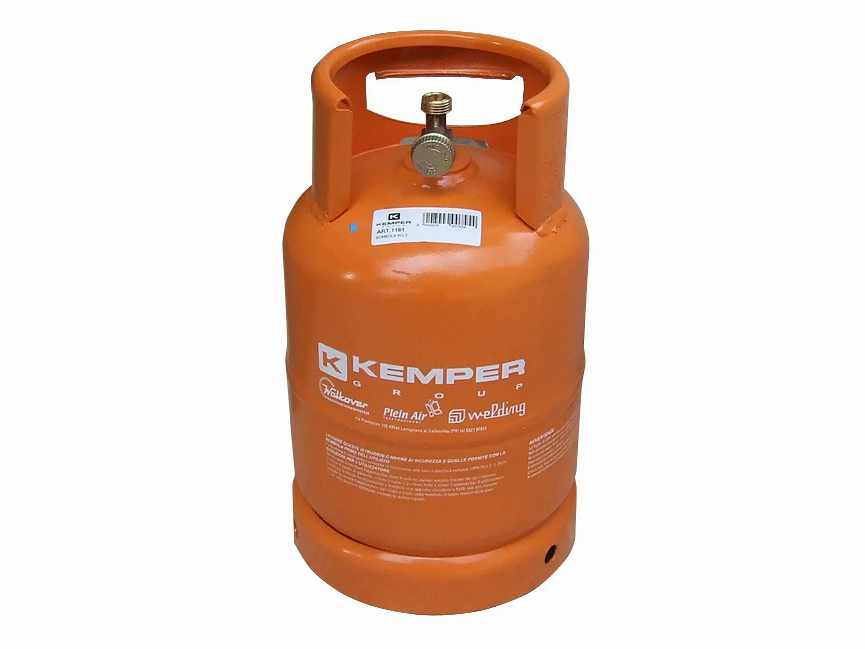 Kemper 1161 - Botella Vacía Kg 3, Ataque Italiano, Orange, color: naranja