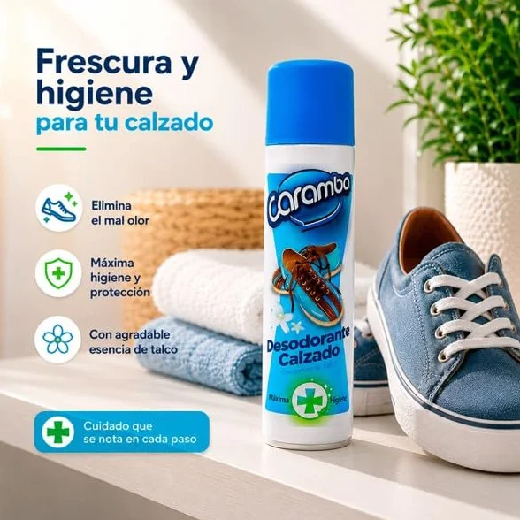 Desodorante Calzado Desifenctante en Spray 300 ml Caramba