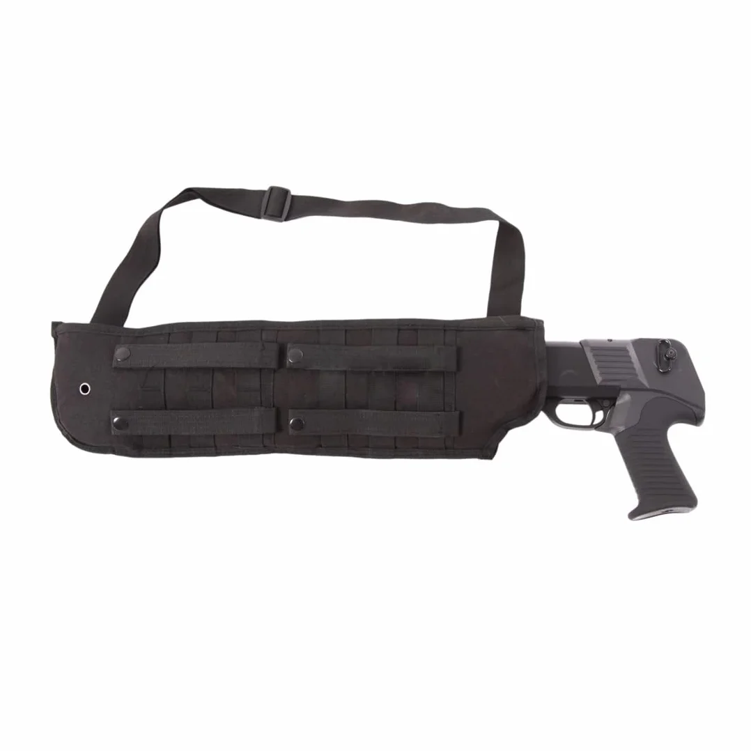 TS Tactical Store Funda Porta Escopeta Molle 50CM Negra Funda para HDB, HDX, Escopeta Airsoft, Escopeta Recortada, Escopeta de Caza