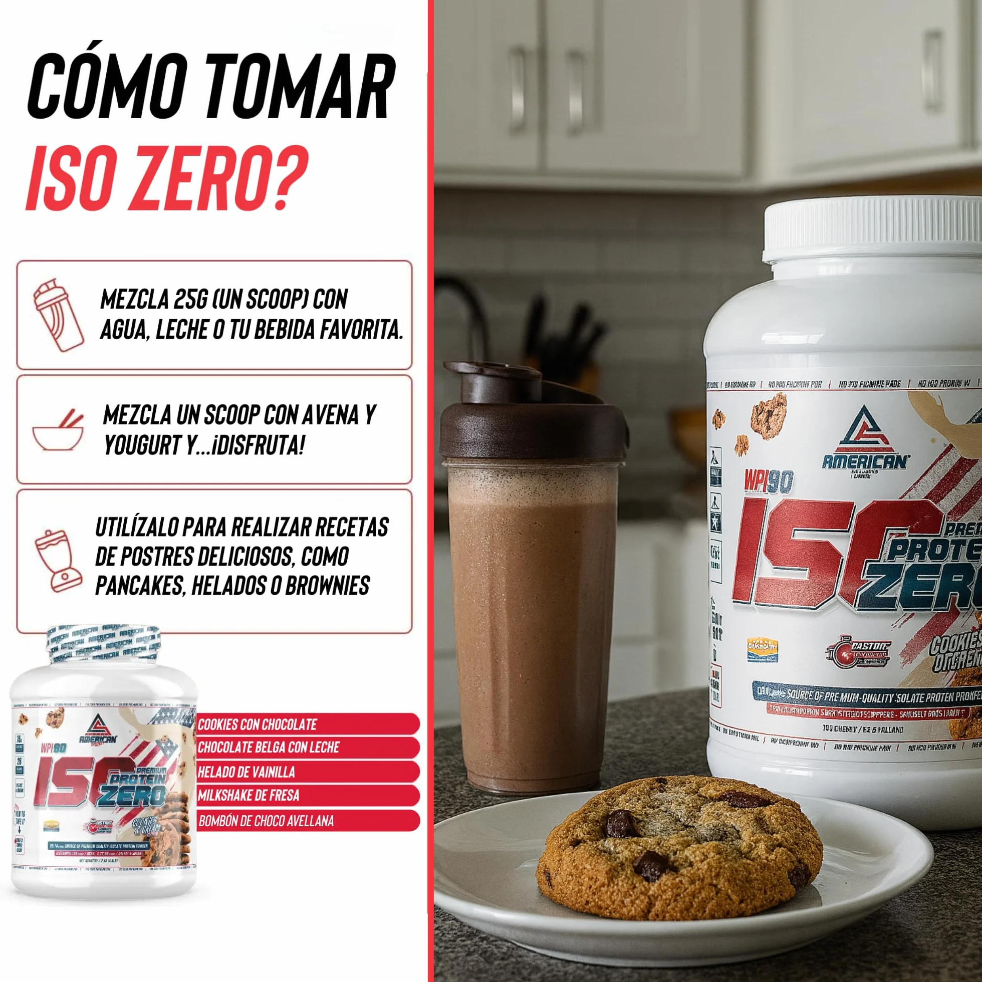 Proteina Isolada Zero 2kg Vainilla | Whey Isolate 0% Azúcares 0% Grasa