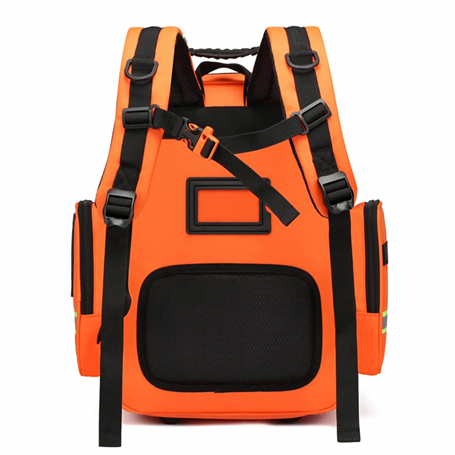 Mochila de emergencia para traumatismos, bolsa de primeros auxilios reflectante gran capacidad, para camping ciclismo excursiones